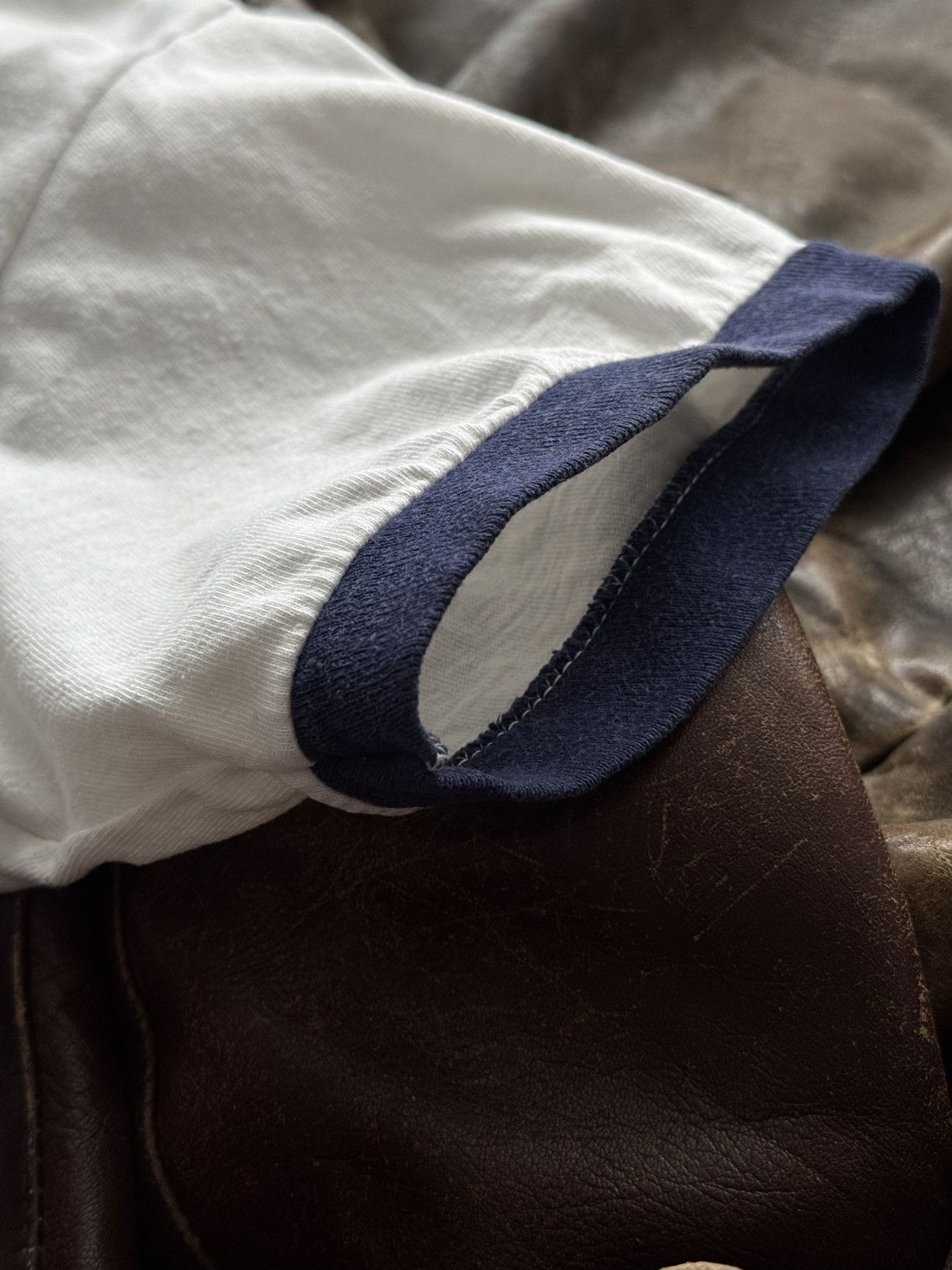 Champion 1970s Vintage Champion 'New York' USA Ringer Size US L / EU 52-54 / 3 - 5 Thumbnail