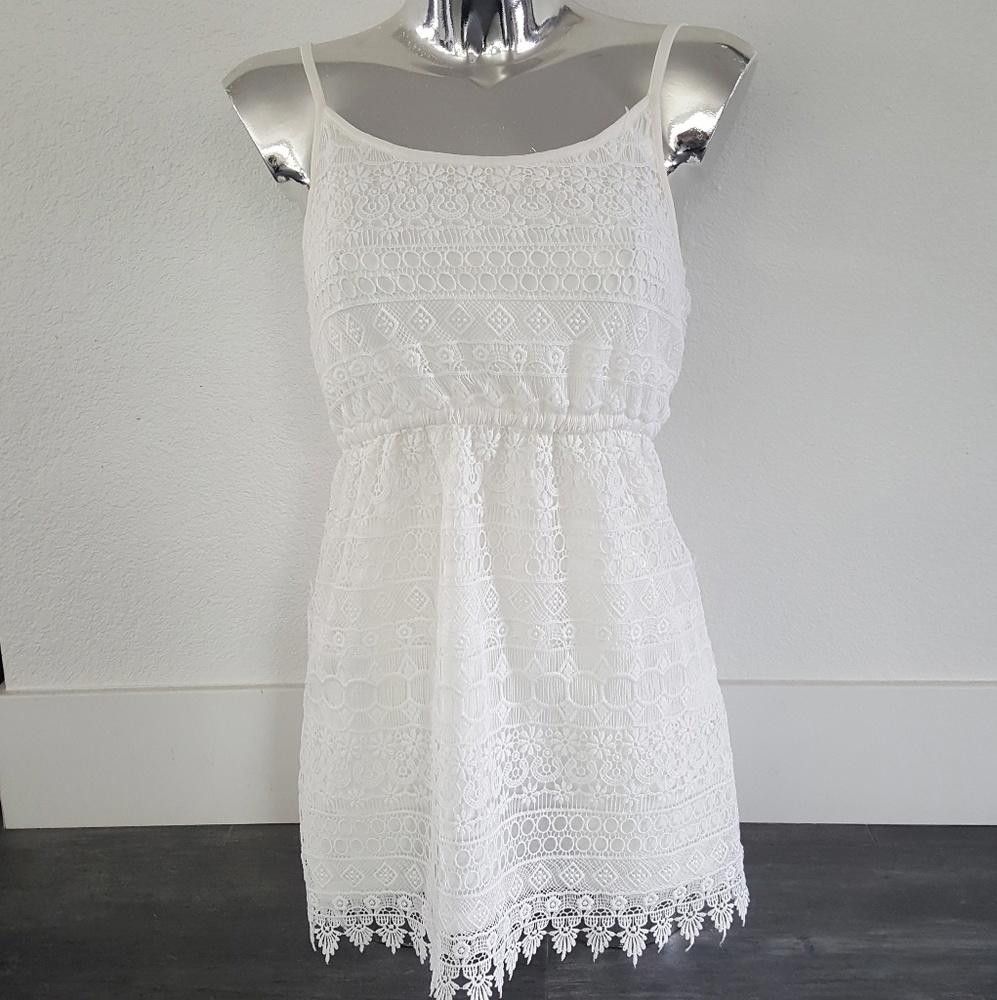 Divided White Embroidered Divided Mini Size S / US 4 / IT 40 - 1 Thumbnail