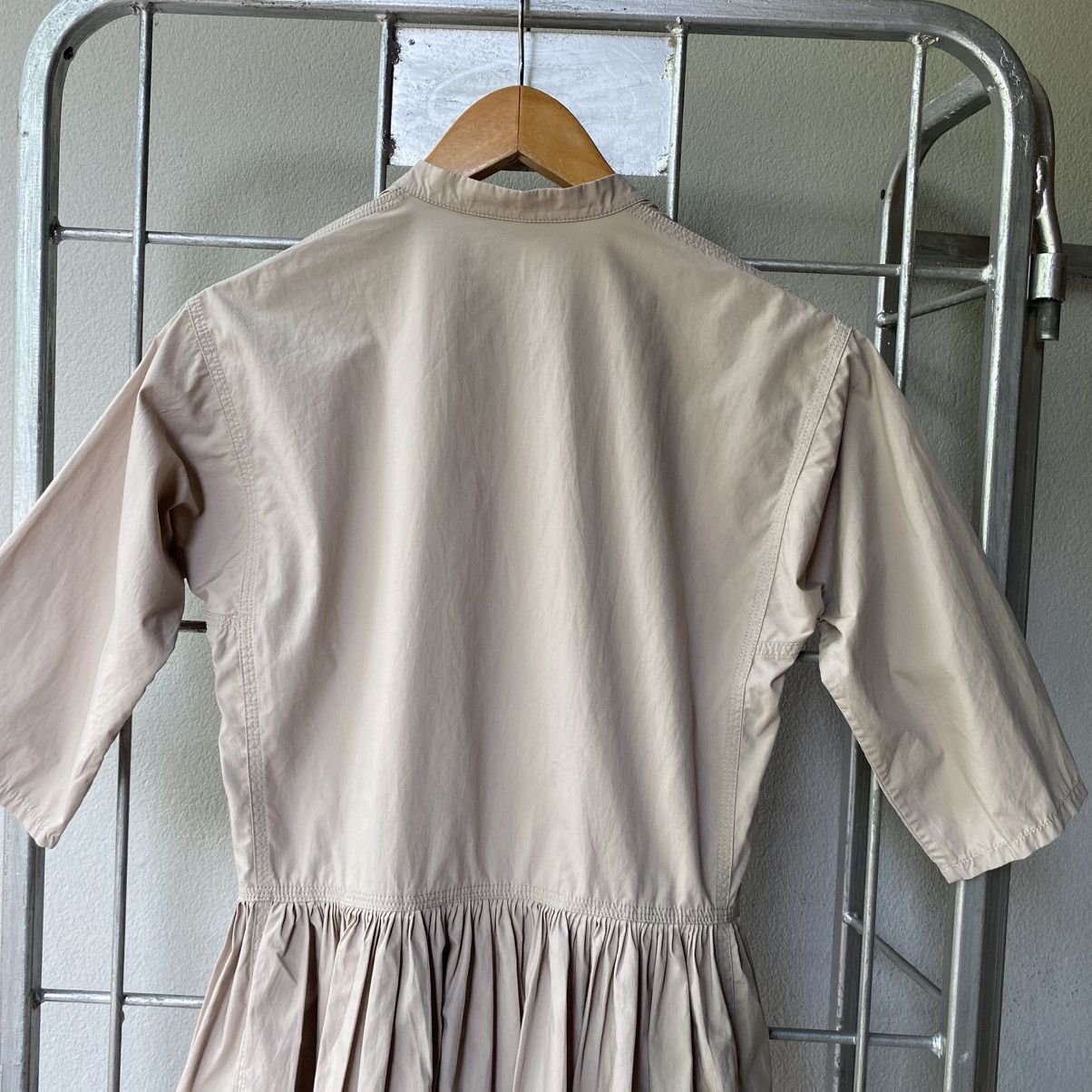 Jil Sander Jil Sander Mandarin Collar 3/4 Sleeve Blouse Size XXS / US 00 / IT 34 - 14 Thumbnail