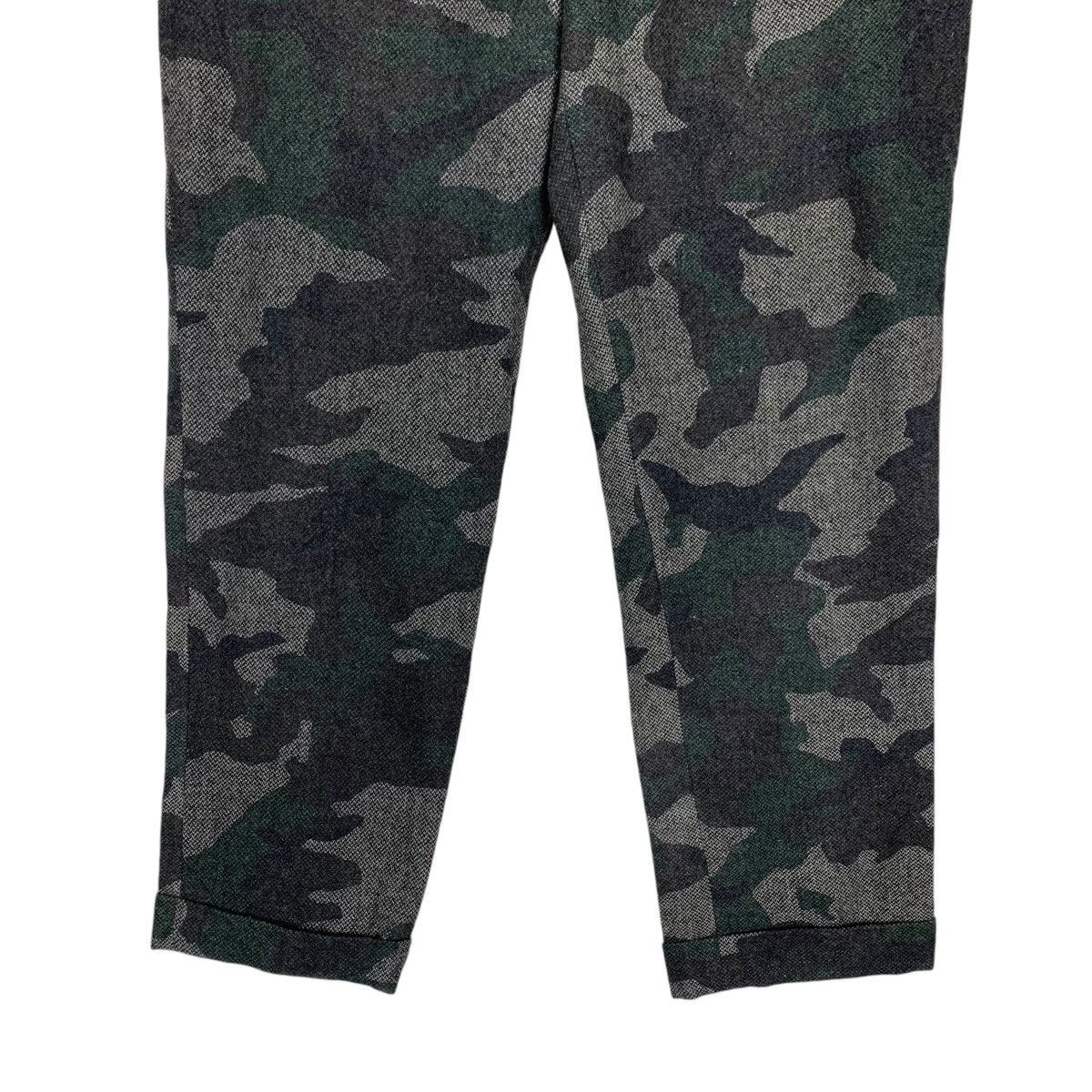 Global Work GLOBAL WORK Green Camo Casual Pant #1384-C63 Size US 34 / EU 50 - 4 Thumbnail