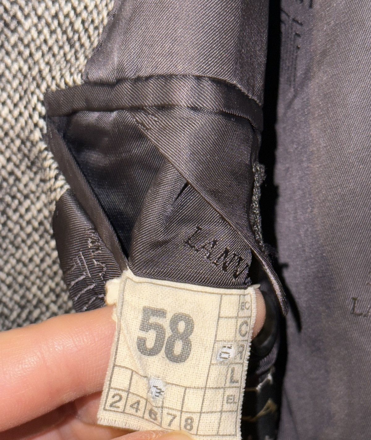 Lanvin × Vintage Lanvin 1980s Coat Size US XXL / EU 58 / 5 - 6 Thumbnail