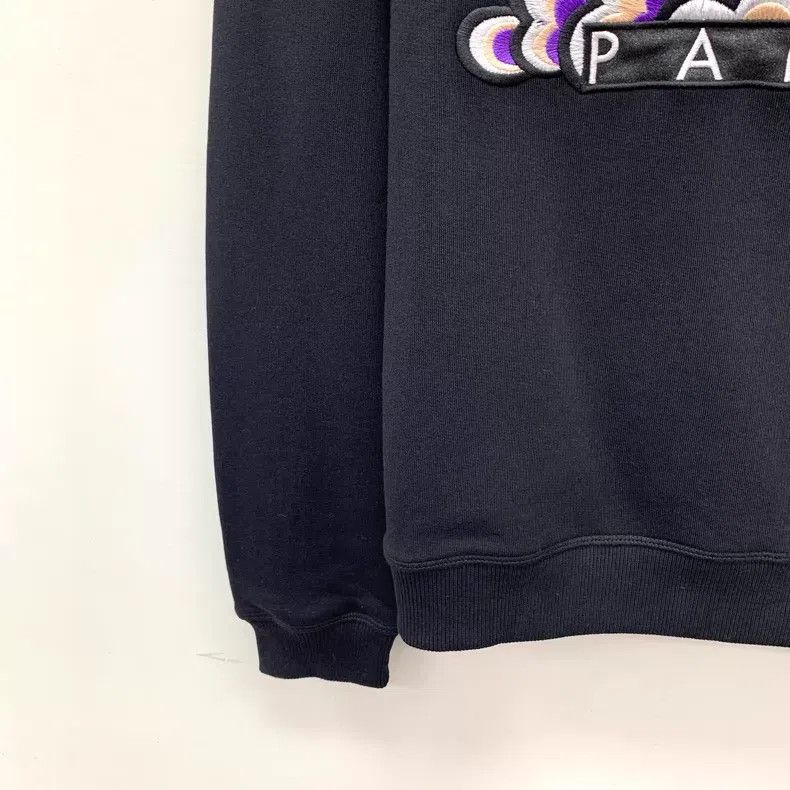Kenzo Kenzo Black cloud logo letter embroidery cotton round neck Size S / US 4 / IT 40 - 4 Thumbnail