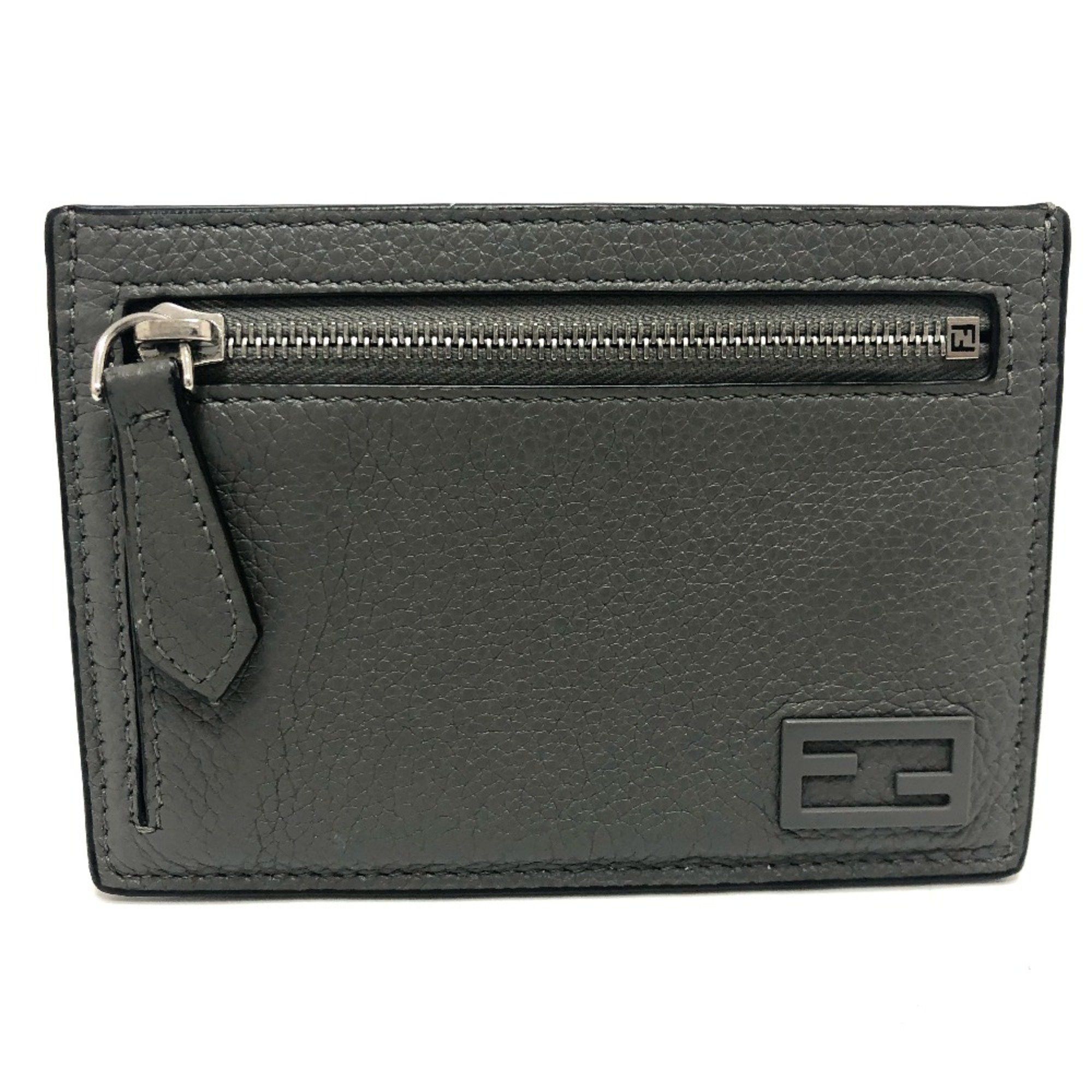 Fendi Fendi 7M0310 coin purse Card Case gray SilverHardware Size ONE SIZE - 1 Thumbnail