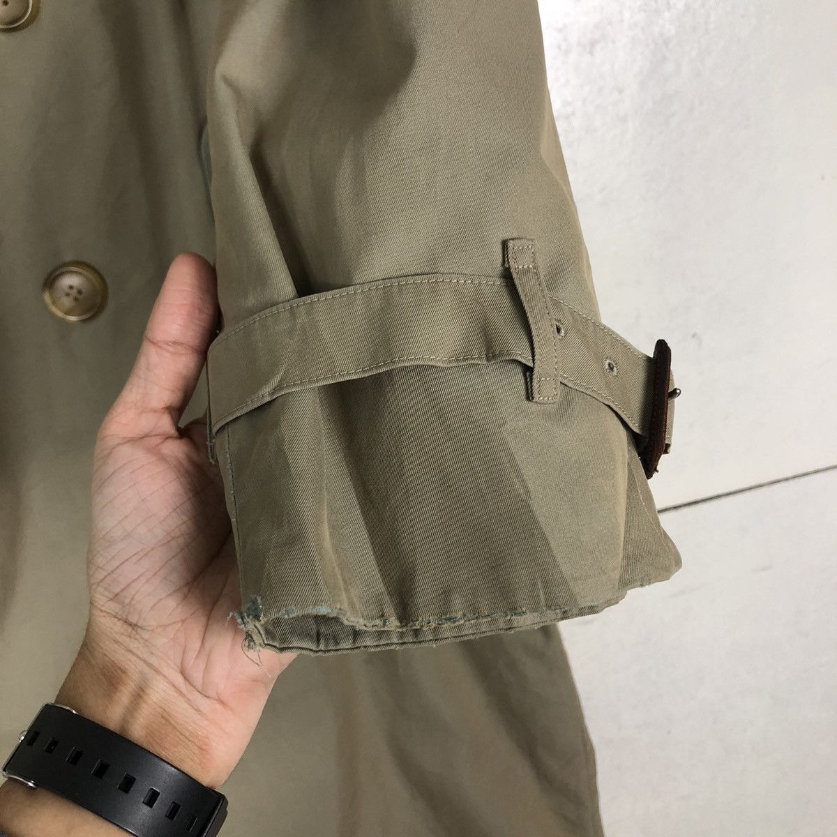 Burberry 🔥Vintage Long Jacket Burberrys Nova Check Blanket Bondage Size US M / EU 48-50 / 2 - 16 Thumbnail