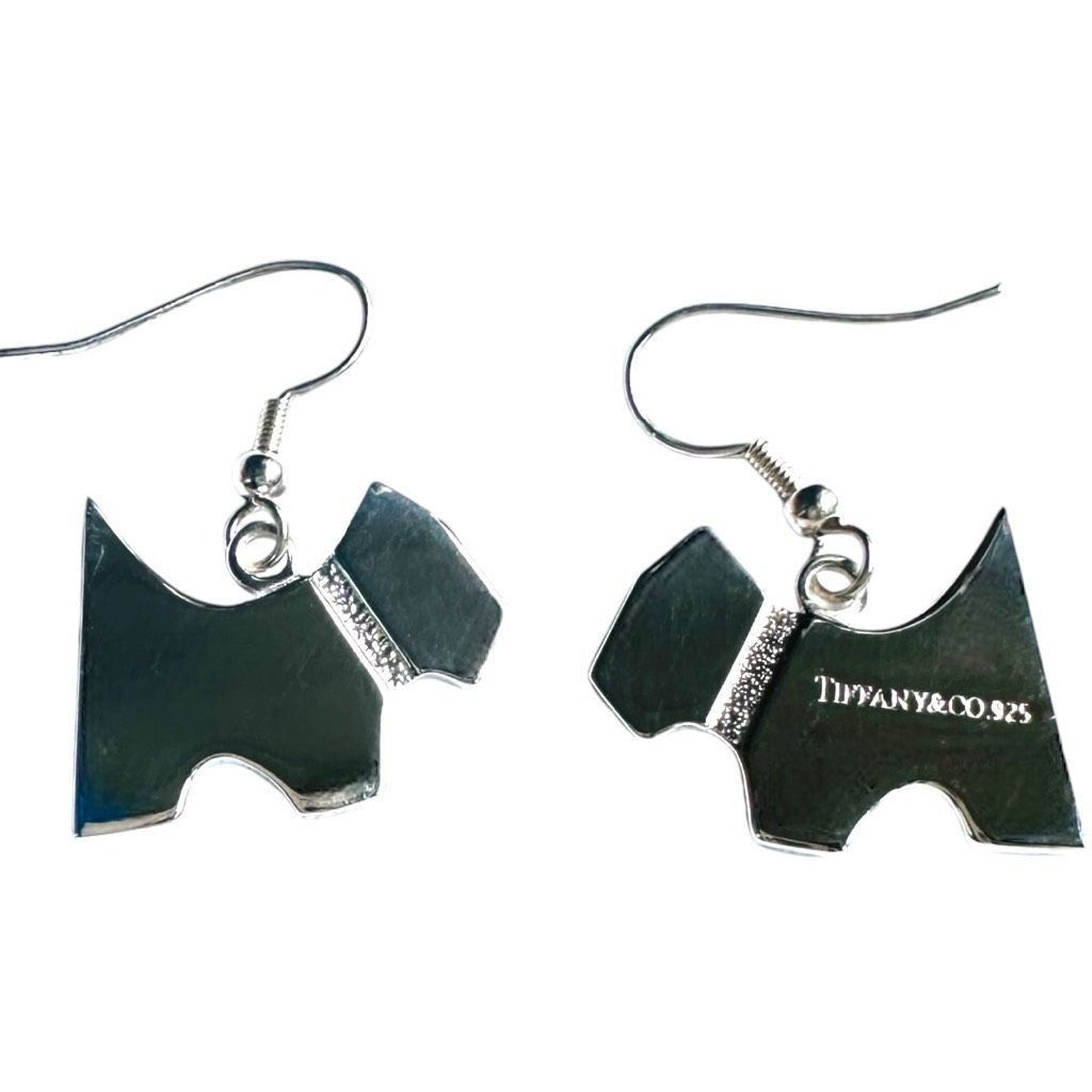 Tiffany & Co. TIFFANY & CO. Earrings Pendant Scottie Terrier Dog Sterling Size ONE SIZE - 1 Thumbnail