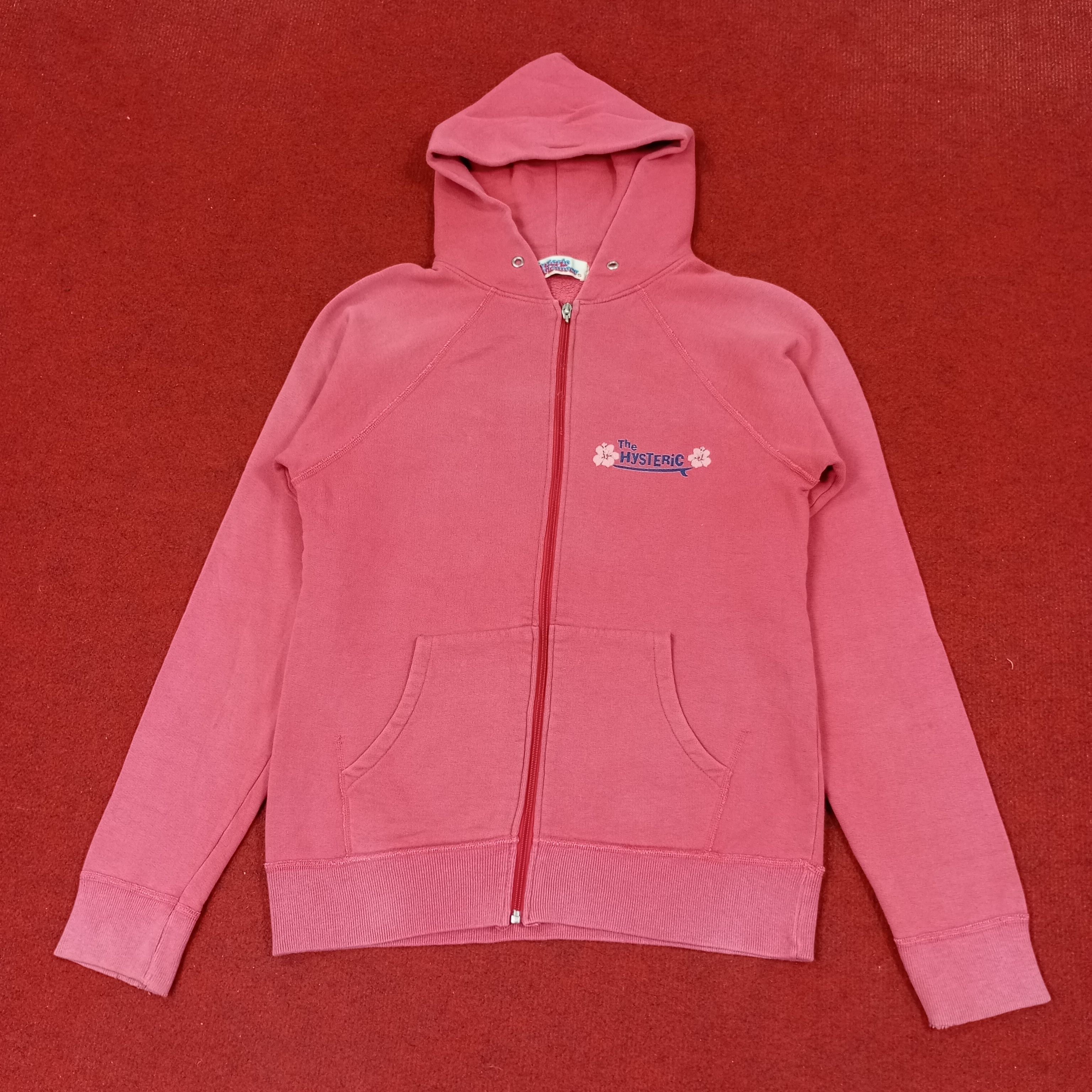 Hysteric Glamour × Japanese Brand × Vintage Hysteric Glamour Streetwear Custom Art Zipper Hoodies c220n7 Size US XS / EU 42 / 0 - 3 Thumbnail