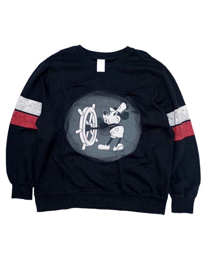 Disney Vintage Disney Sweater Mickey Mouse 80s 90s Sweatshirt Size US L / EU 52-54 / 3 - 1 Thumbnail