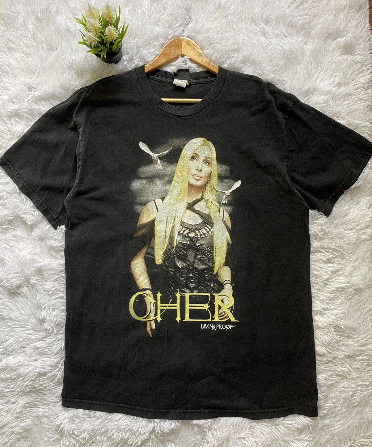 Band Tees × Vintage Vintage Cher 2002 Size US L / EU 52-54 / 3 - 1 Thumbnail