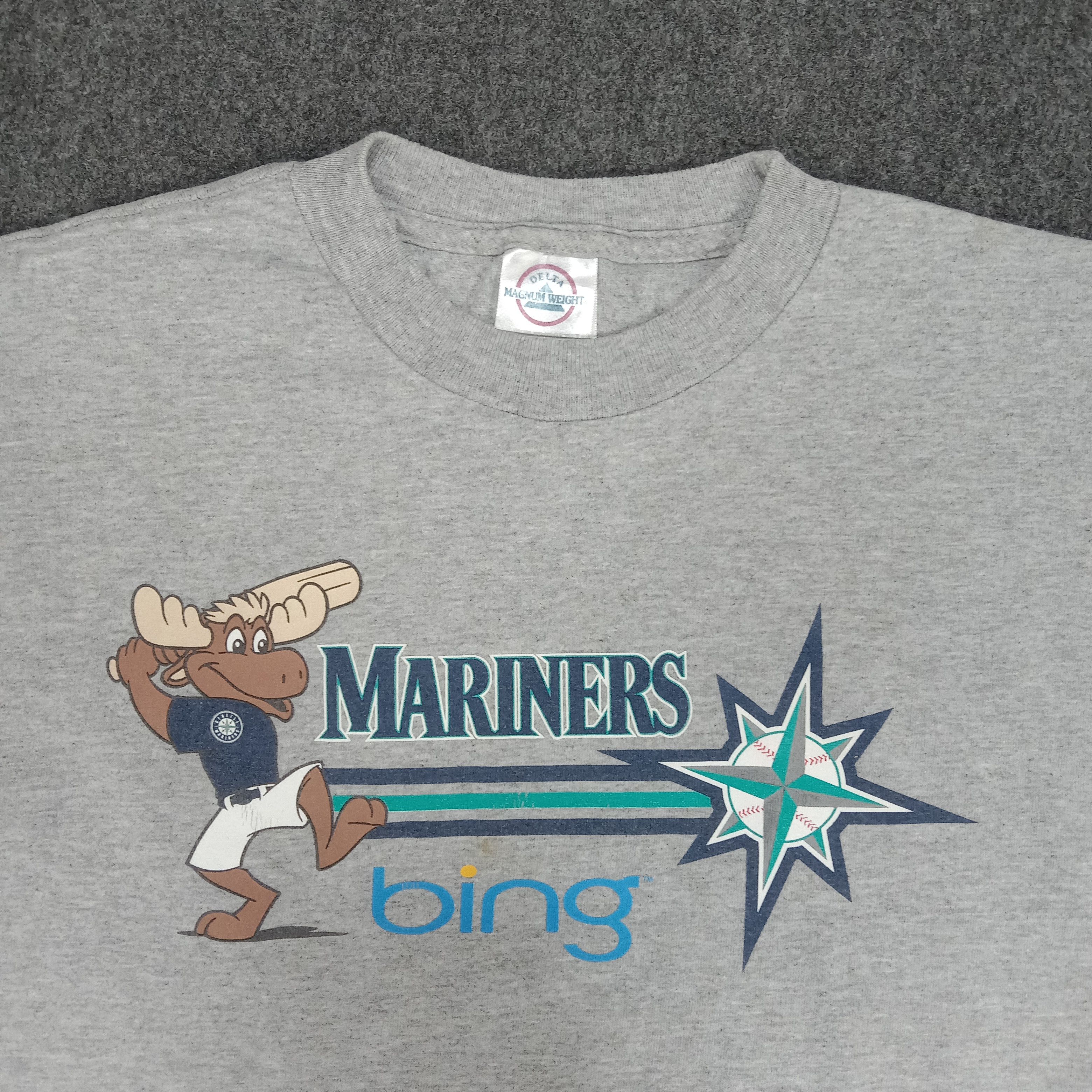 MLB × Vintage Marines Bing American Baseball Team Tshirt Size US M / EU 48-50 / 2 - 2 Thumbnail