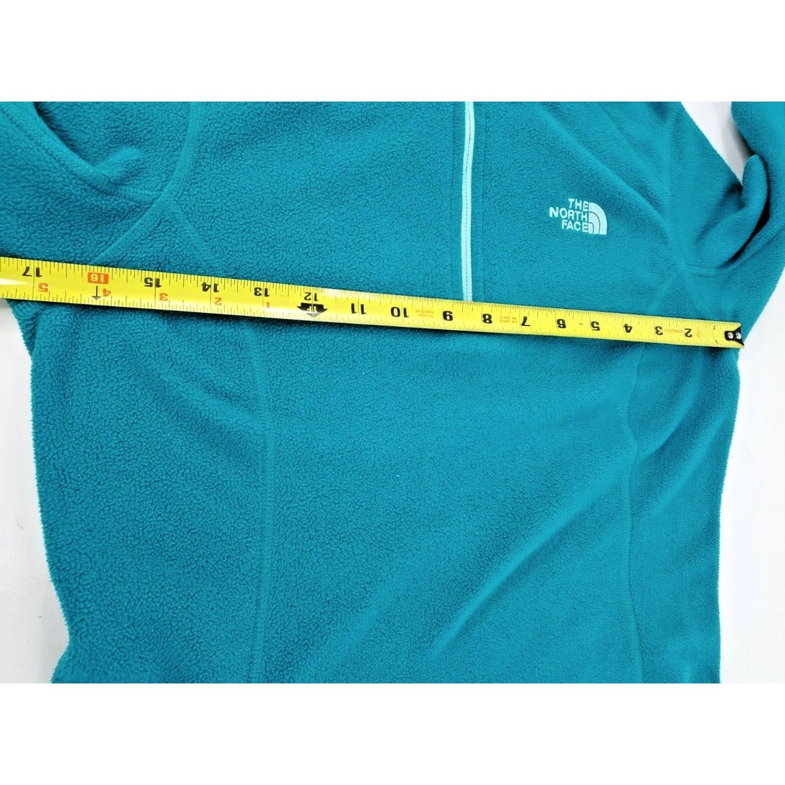 The North Face The North Face Pullover Fleece Midweight Quarter Zip Teal Green-Blue S Womens Size S / US 4 / IT 40 - 7 Thumbnail