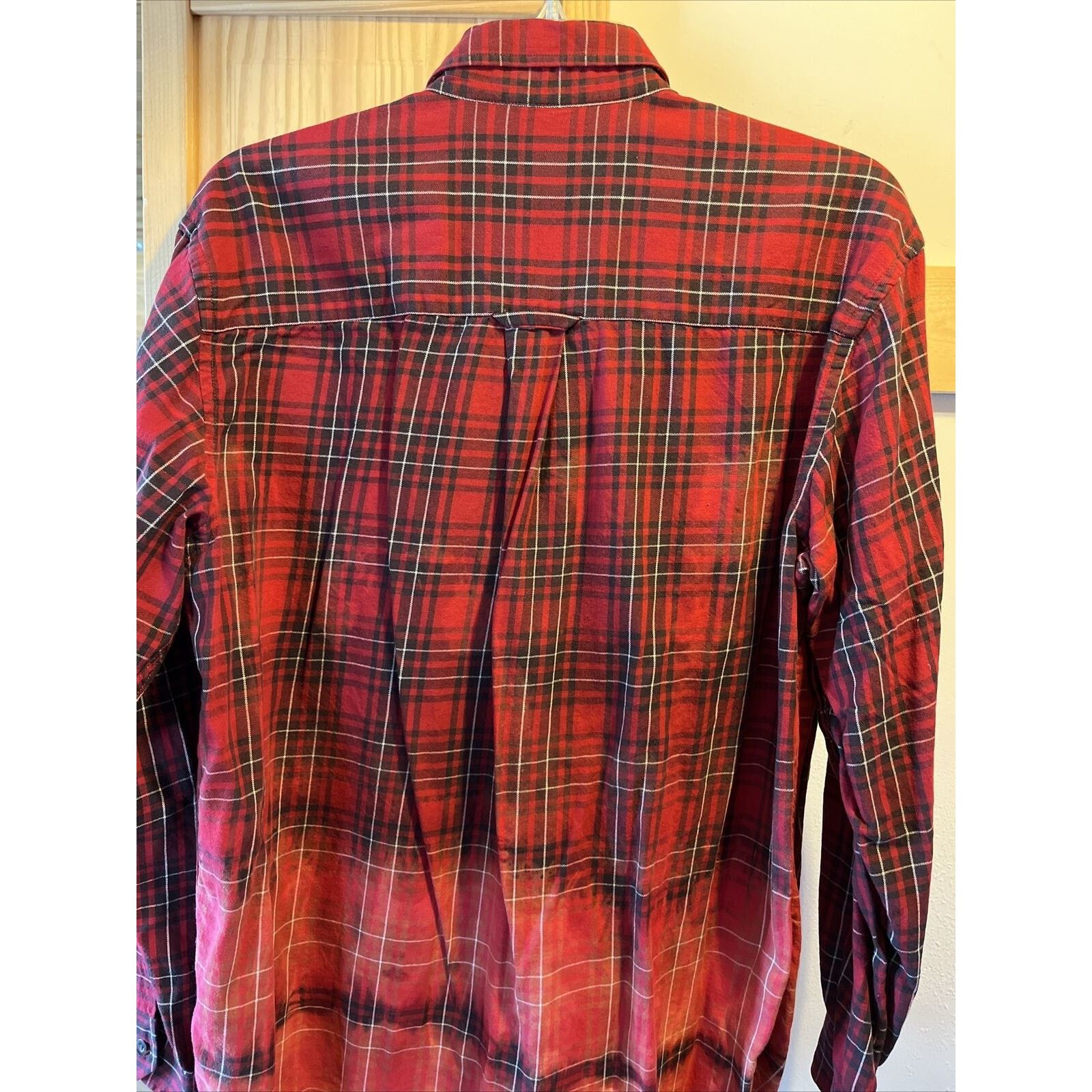 Pendleton Pendleton Mens L Red Plaid LS pima cotton merino wool shirt Size US L / EU 52-54 / 3 - 13 Thumbnail