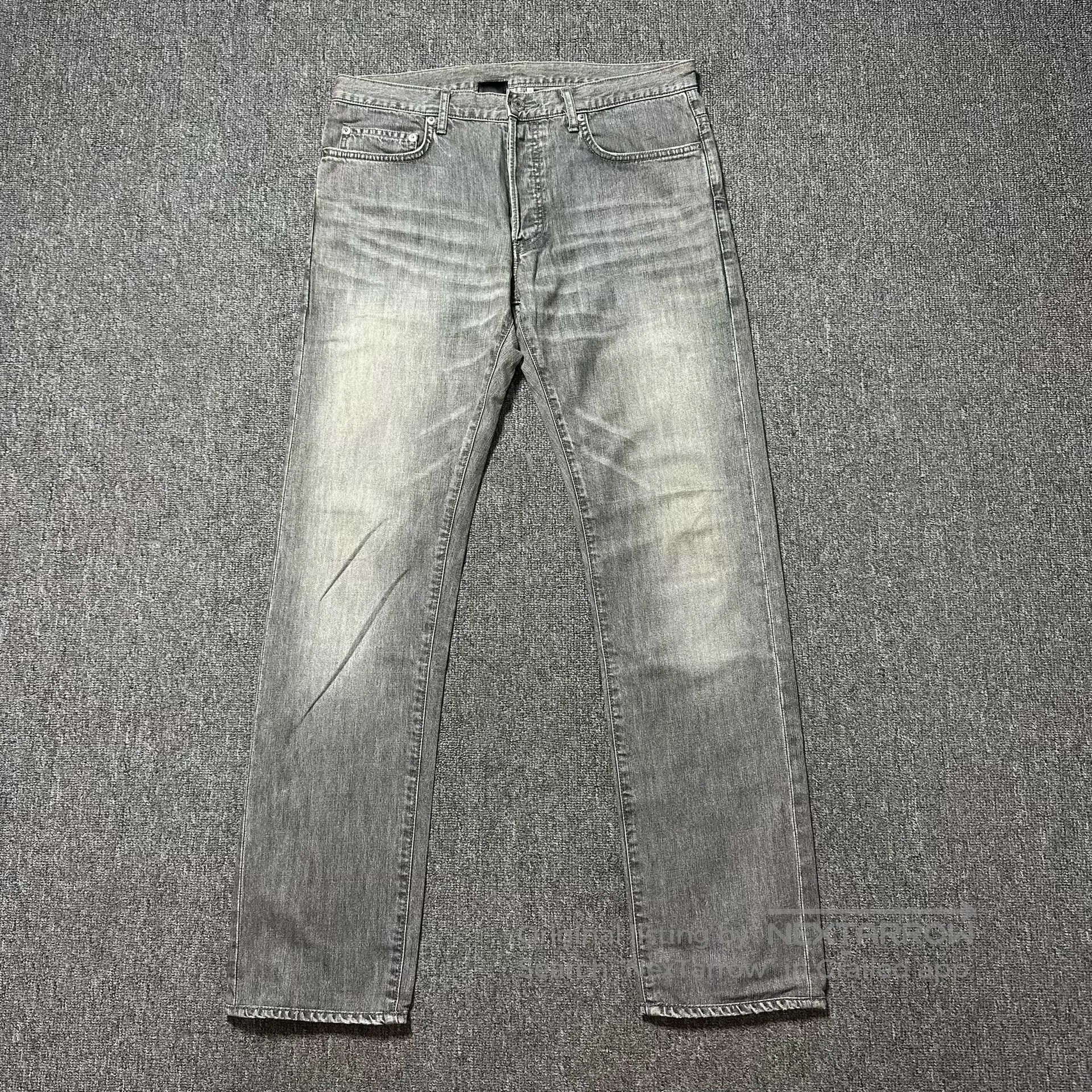 Dior Dior Homme Distressed Gray Jeans. Size US 26 / EU 42 - 1 Thumbnail
