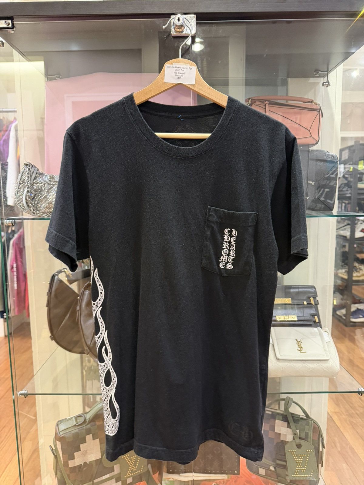Chrome Hearts Chrome Hearts Side Flame Pocket Tee Size US M / EU 48-50 / 2 - 1 Thumbnail