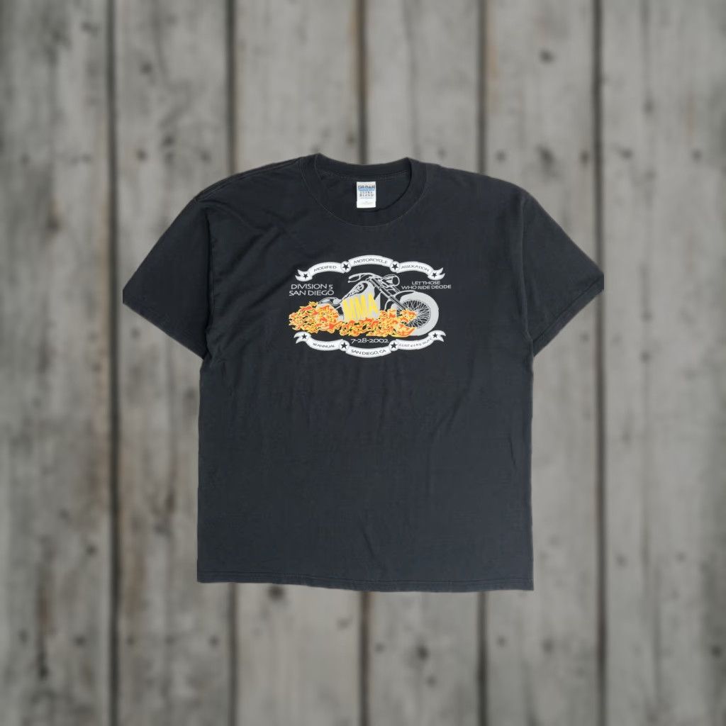 Gildan Vintage MMA Modified Motorcycle Association 1st Annual "Lust 4 Life" Run T-Shirt Size US XL / EU 56 / 4 - 1 Thumbnail