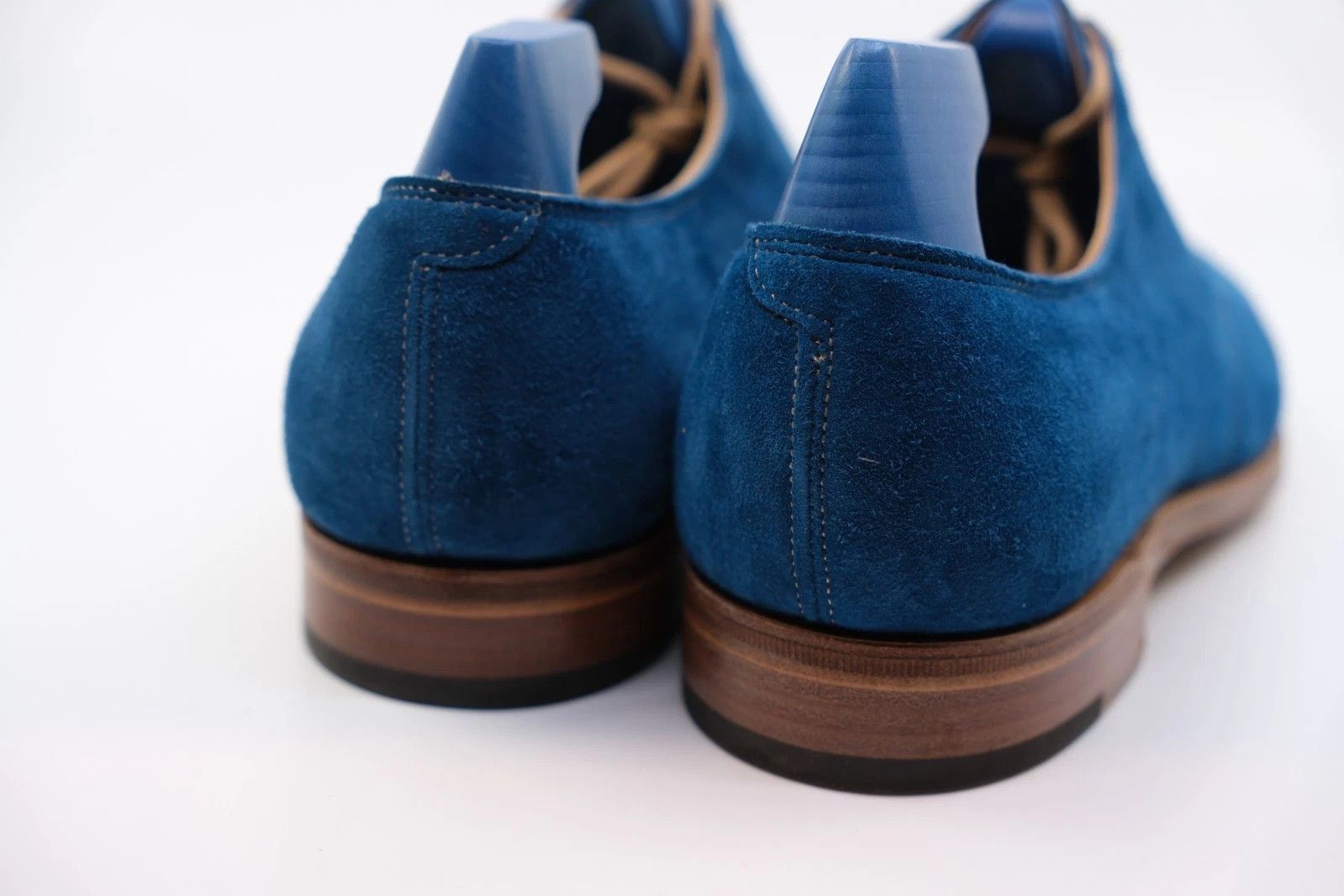 John Lobb New John Lobb Willoughby Suede Derby EU 41.5 UK 7.5 / US 8.5 Size US 8.5 / EU 41-42 - 4 Thumbnail