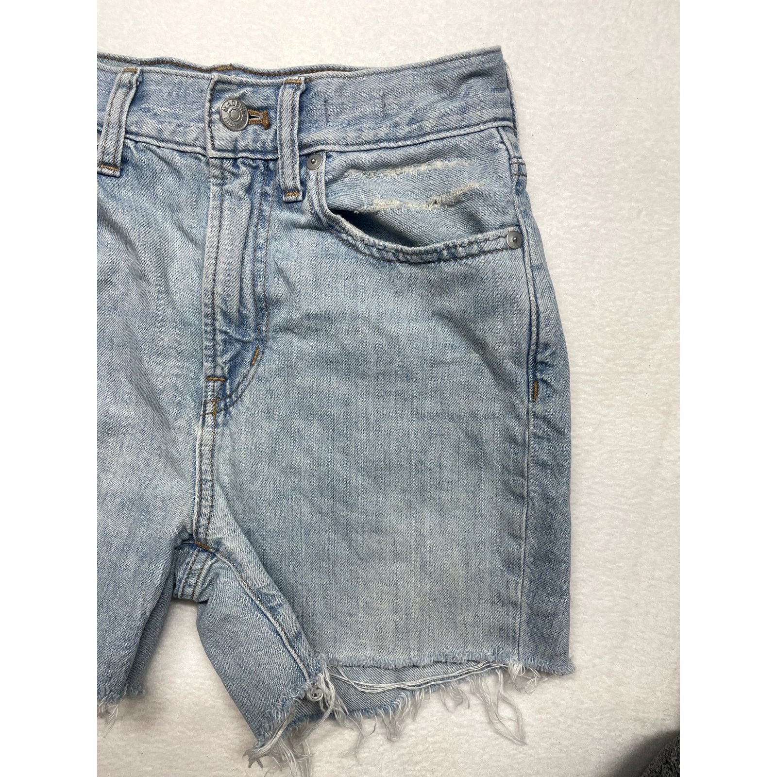 Madewell Madewell Women’s Size 24 High-Rise Denim Jean Shorts Size 42" / US 20 - 6 Thumbnail