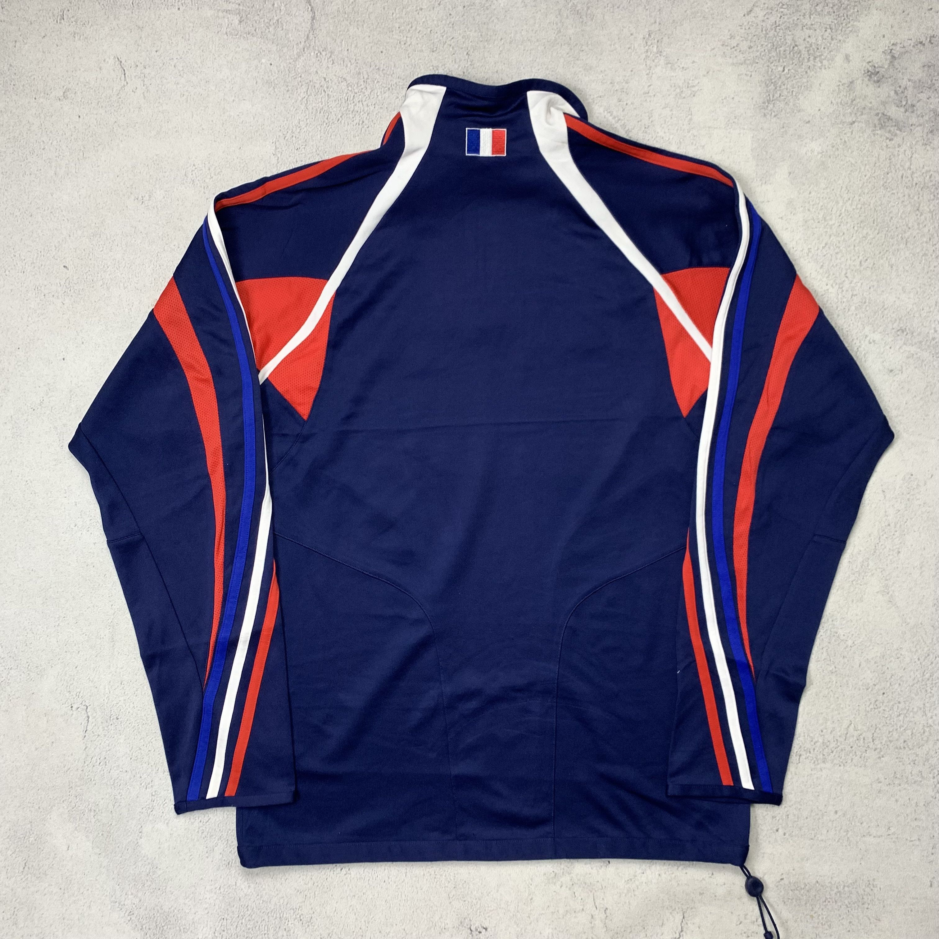 Adidas Vintage Adidas France Training Sweatshirt Size US L / EU 52-54 / 3 - 2 Thumbnail