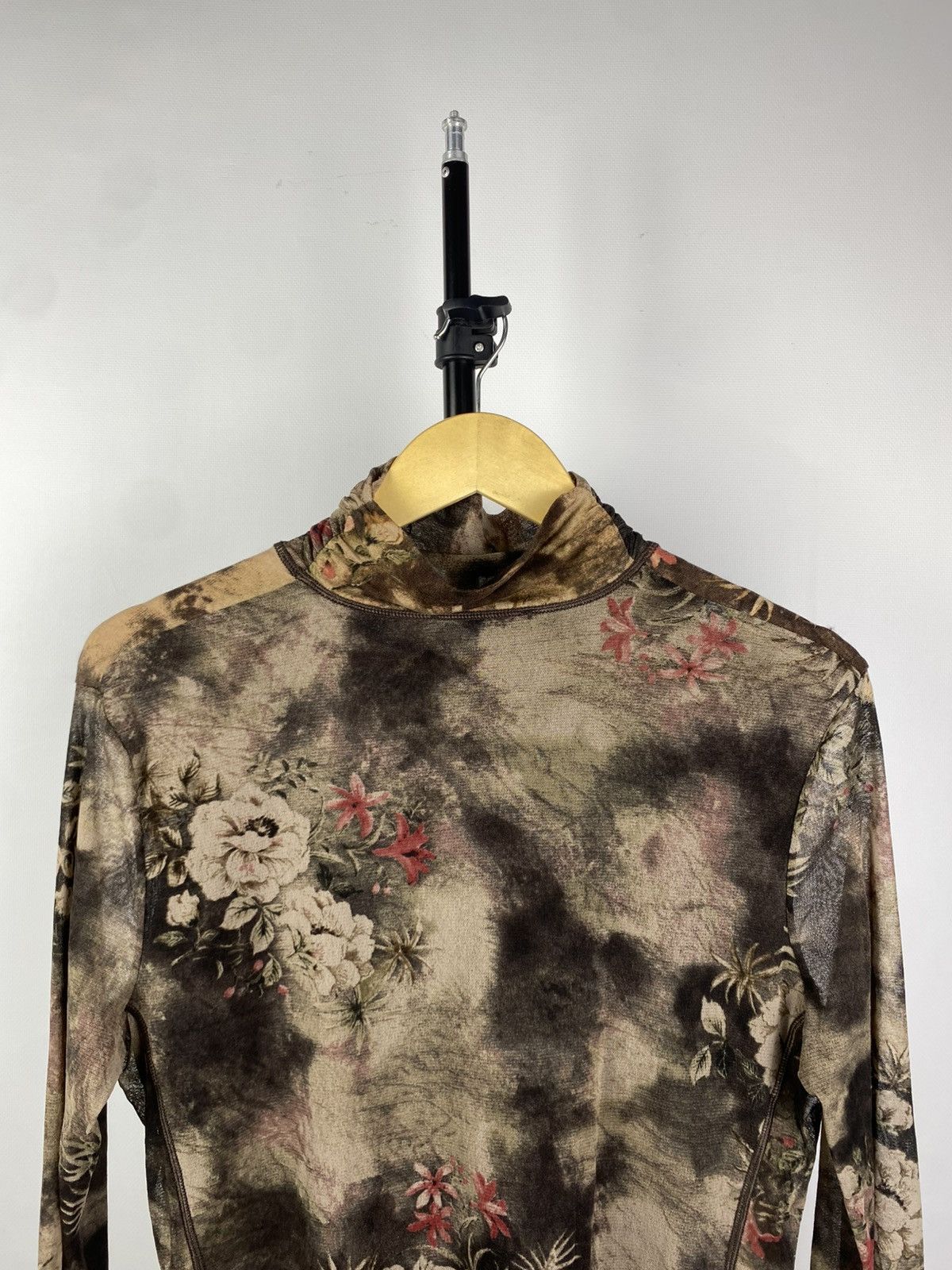 Designer × Japanese Brand × Vintage Save The Queen Jean Paul Gaultier Style Mesh Blouses Size M / US 6-8 / IT 42-44 - 5 Thumbnail