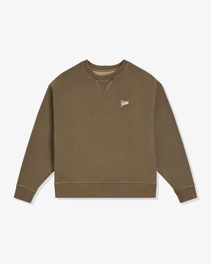 Patta o1mle0426 Patta Classic Washed Crewneck Sweater in Green Size US XS / EU 42 / 0 - 1 Preview