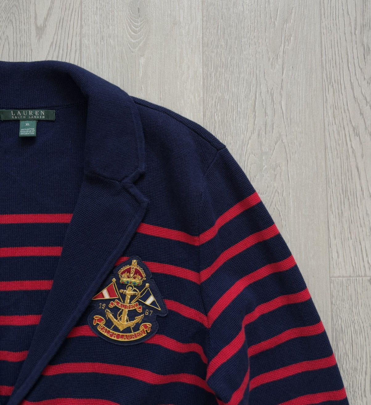 Polo Ralph Lauren Polo Ralph Lauren Striped Cardigan Cotton RRL Size US M / EU 48-50 / 2 - 2 Thumbnail