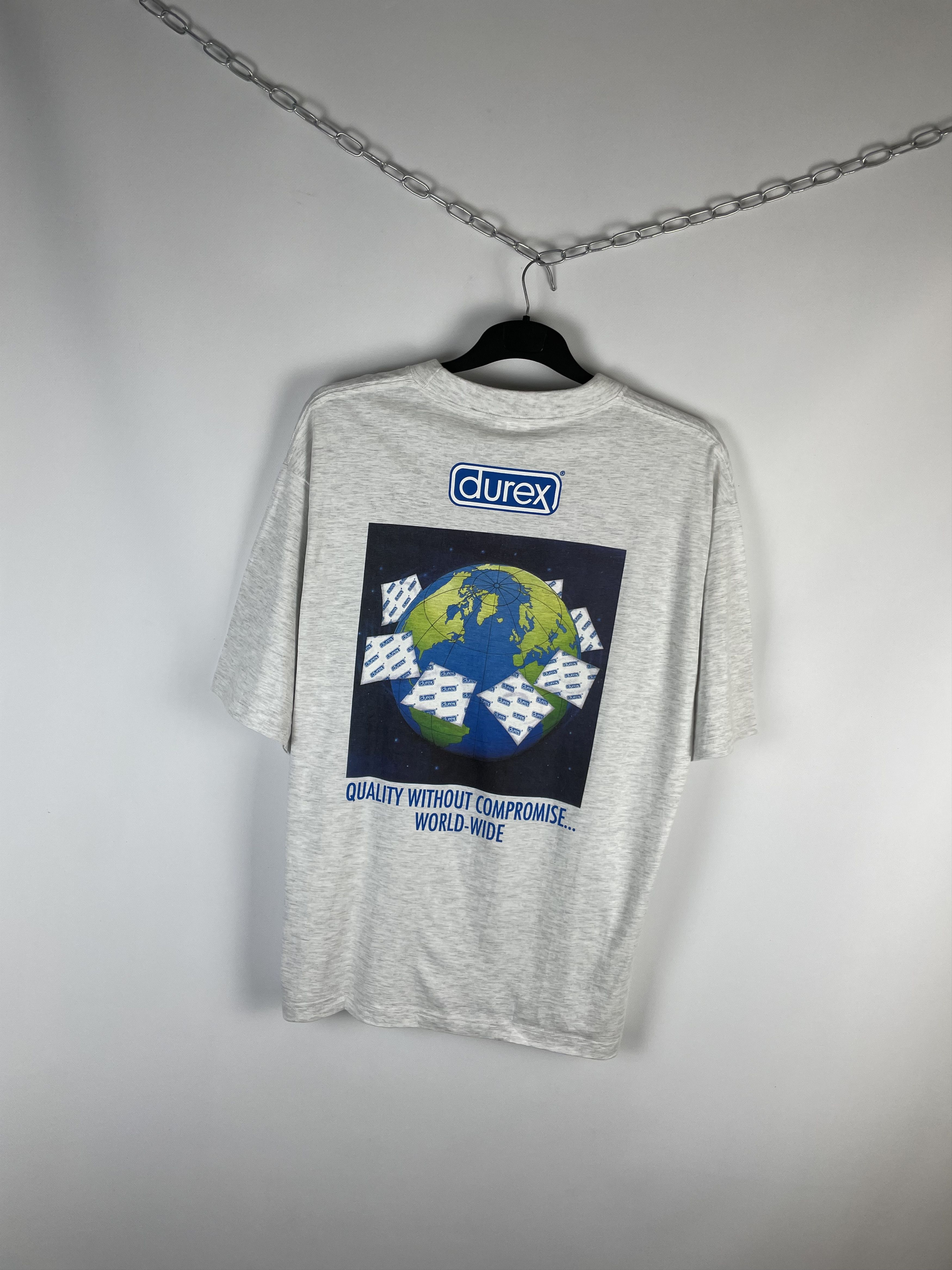 Other Durex vintage t-shirt big logo Size US XL / EU 56 / 4 - 2 Thumbnail