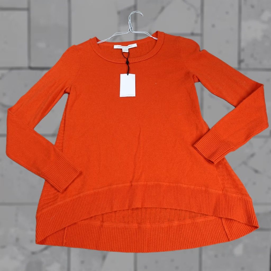 Diane von Furstenberg DVF Sweater Small Orange Wool Blend Kingston NEW READ Diane Von Furstenberg Women Pullover Crew Neck Long Sleeve Knits Casual Winter Spring Fall XS? Size S / US 4 / IT 40 - 1 Thumbnail
