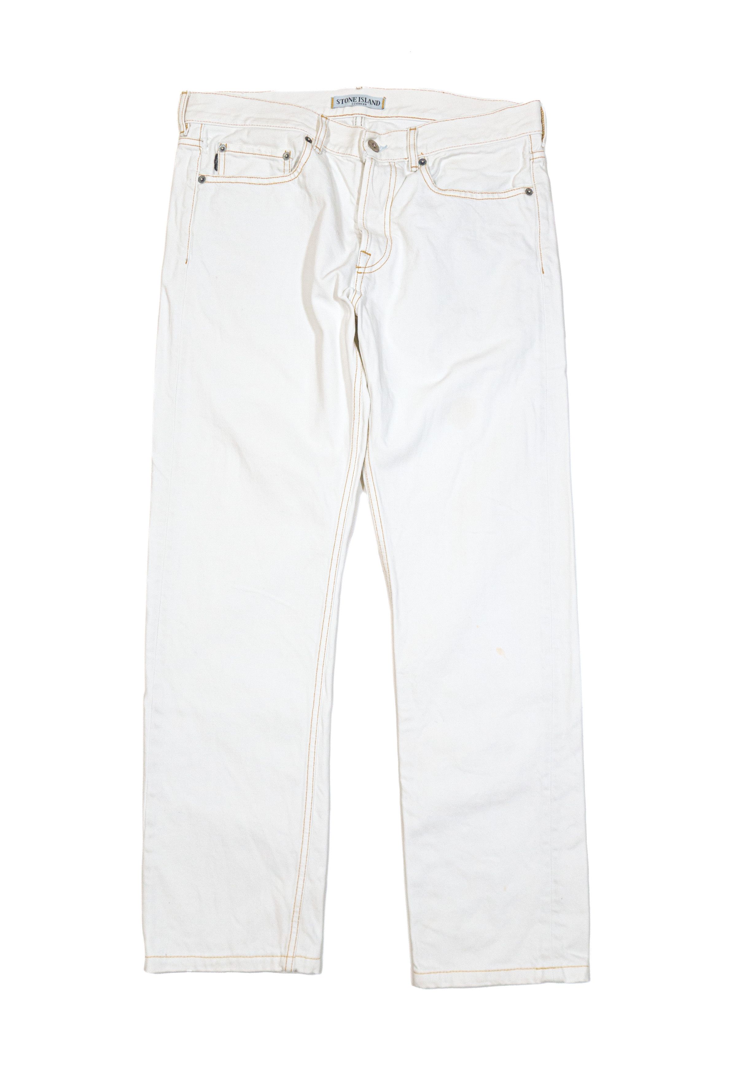 Stone Island S/S2011 White Jeans Size US 34 / EU 50 - 1 Thumbnail