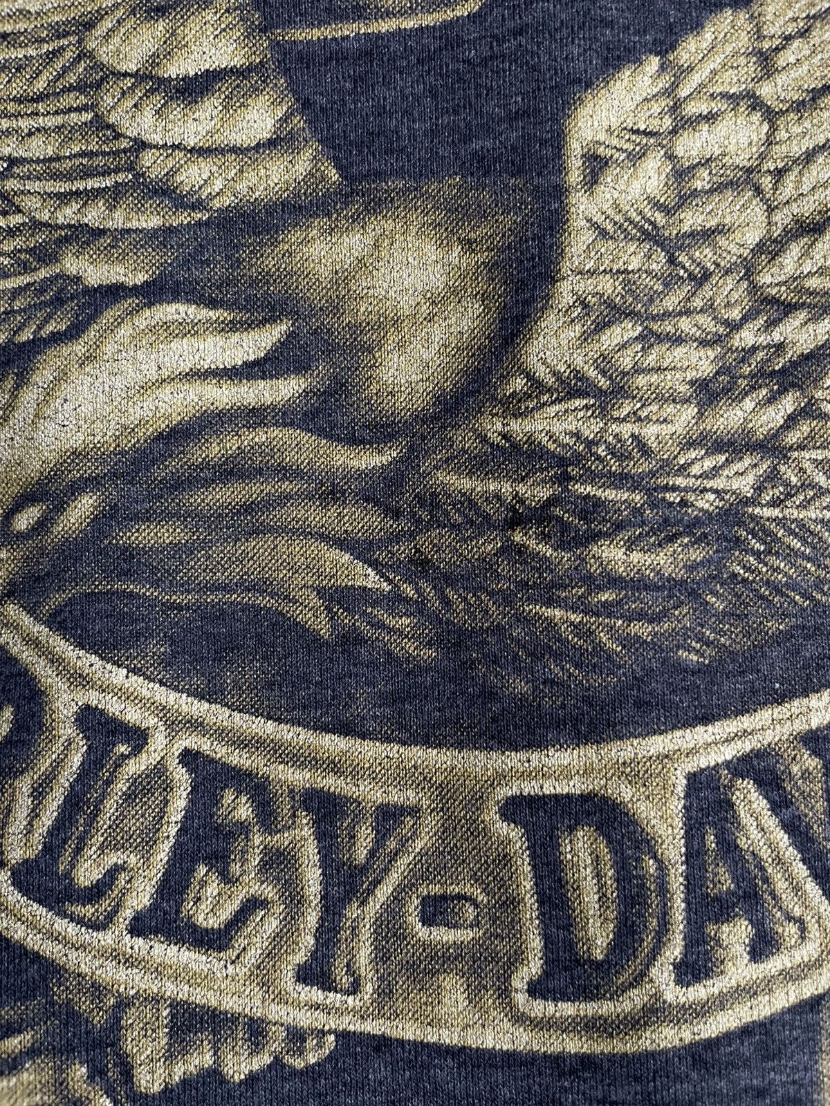 Harley Davidson × Vintage Harley Davidson 3D Emblem 1991 Vintage 90s Logo T-Shirt Tee Size US XL / EU 56 / 4 - 15 Thumbnail