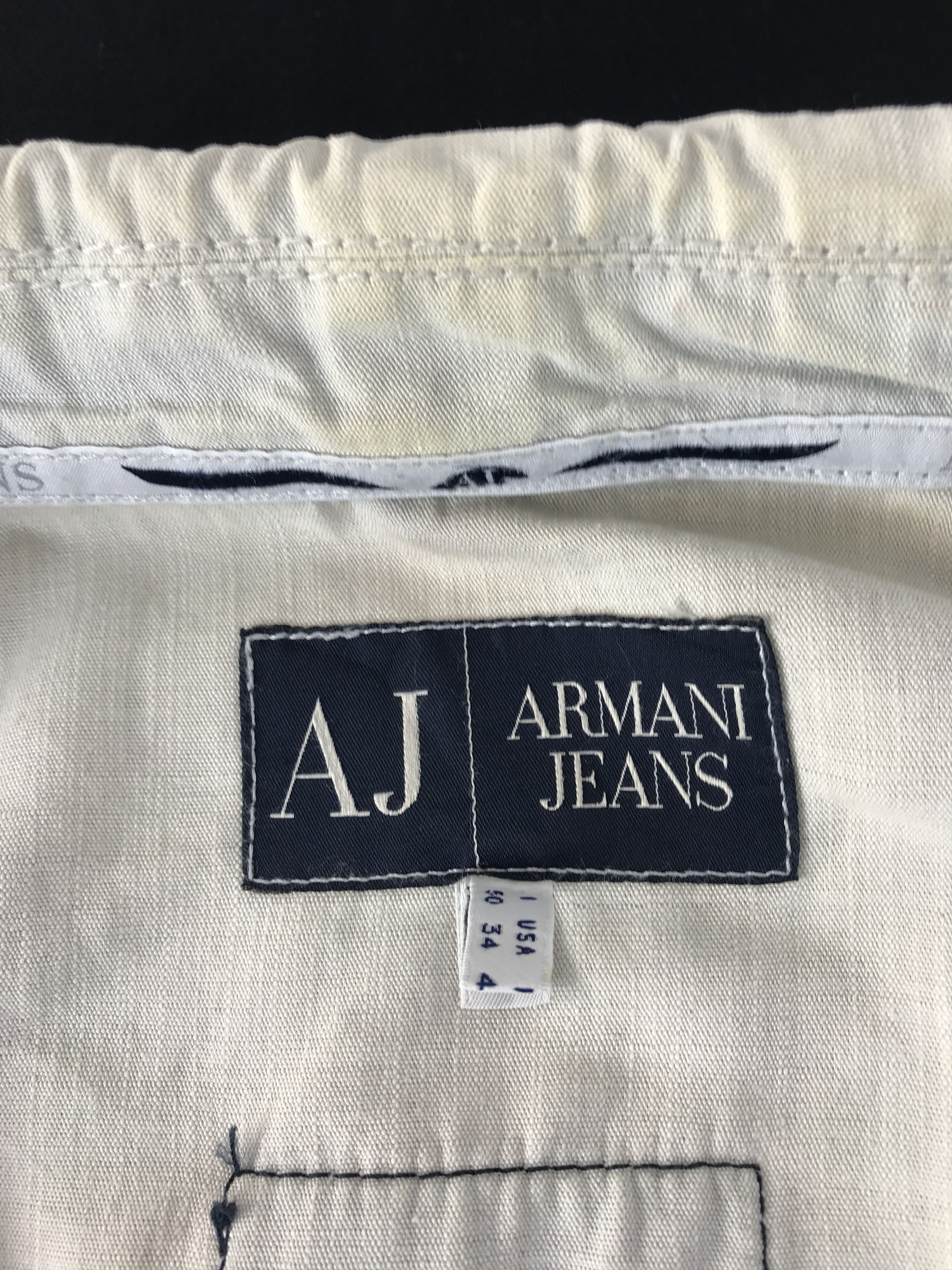 Armani Armani Jeans Denim with Leather Accents Jacket Hemp Inside Size US M / EU 48-50 / 2 - 9 Thumbnail