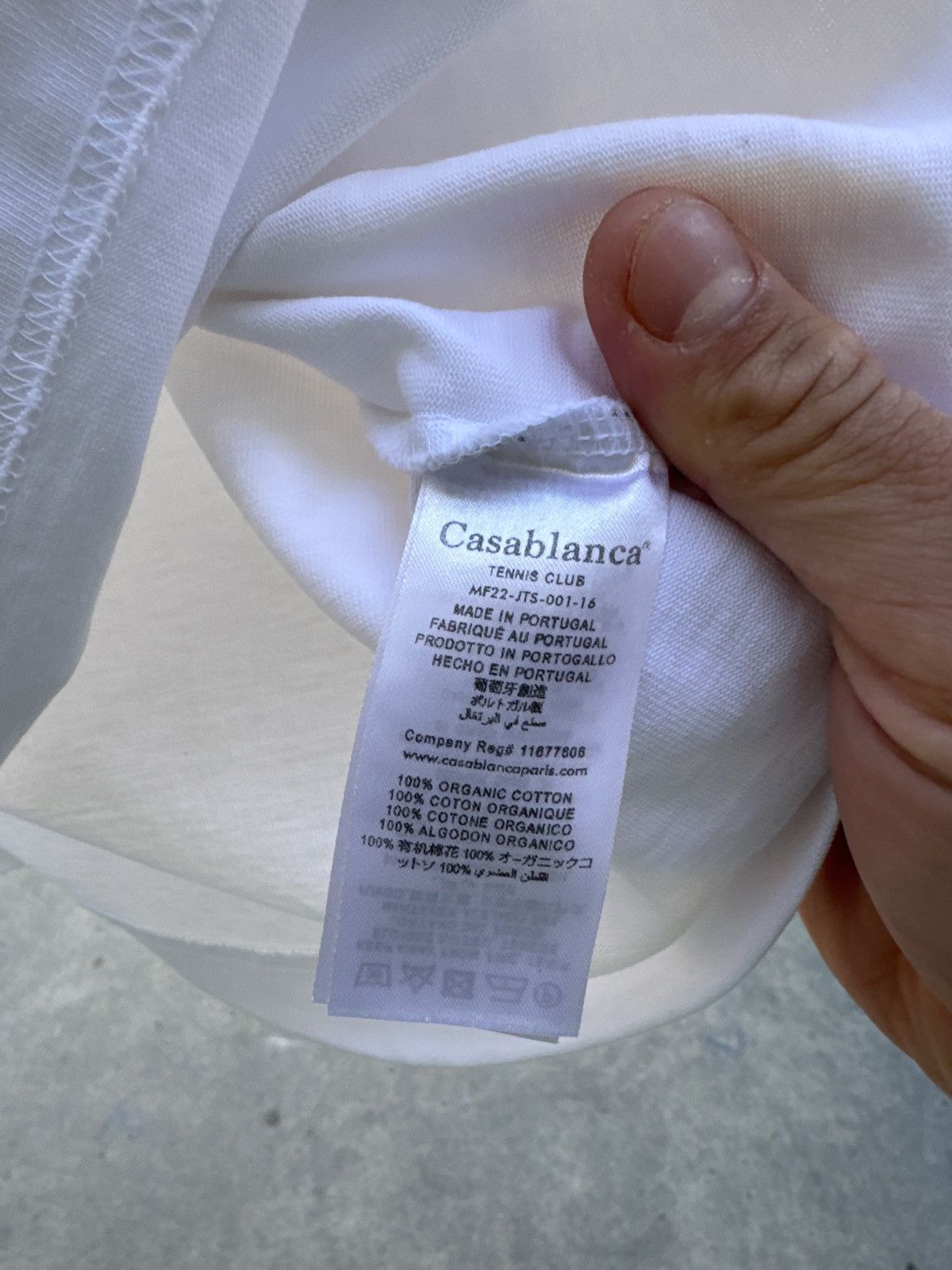 Casablanca Casablanca Casa Way design t shirt size M Size US M / EU 48-50 / 2 - 5 Thumbnail