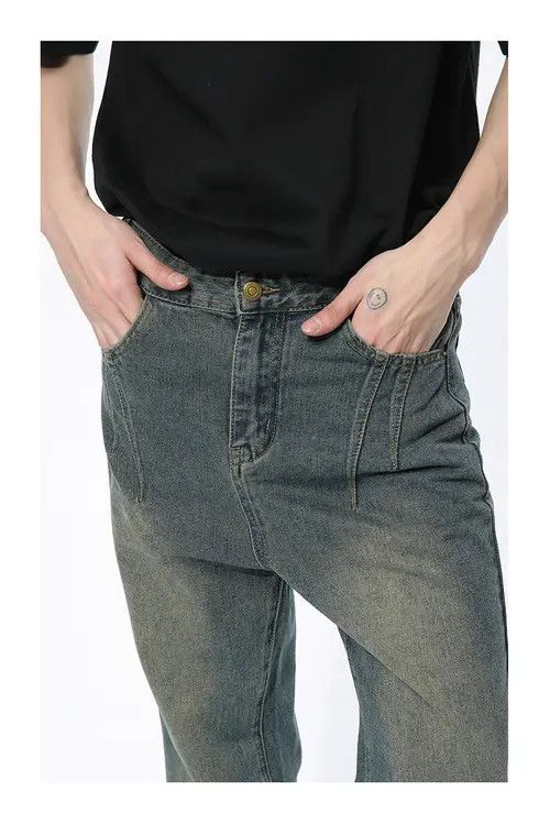 Other Distressed vintage flared washed jeans Size US 32 / EU 48 - 6 Thumbnail