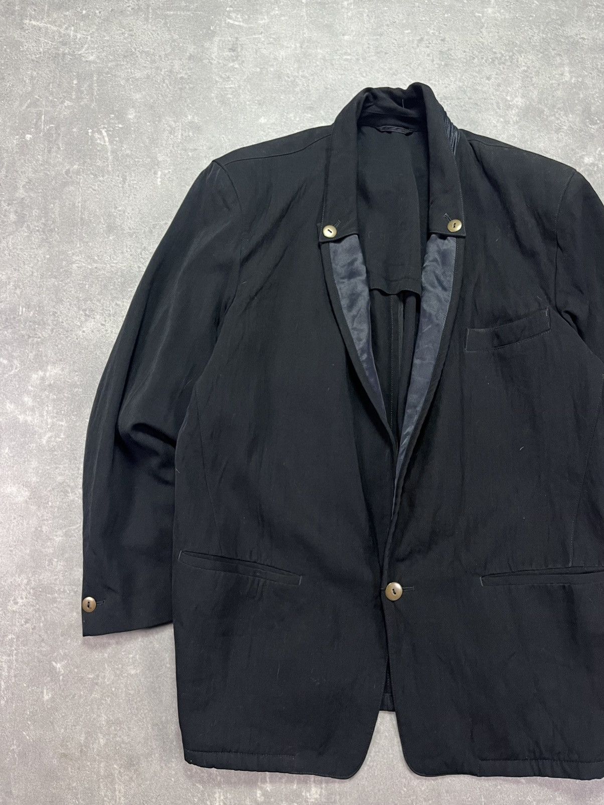 Marithe + Francois Girbaud 80s/90s Marithe Francois Girbaud Momentodue Blazer Jacket 50 Size 40R - 3 Thumbnail