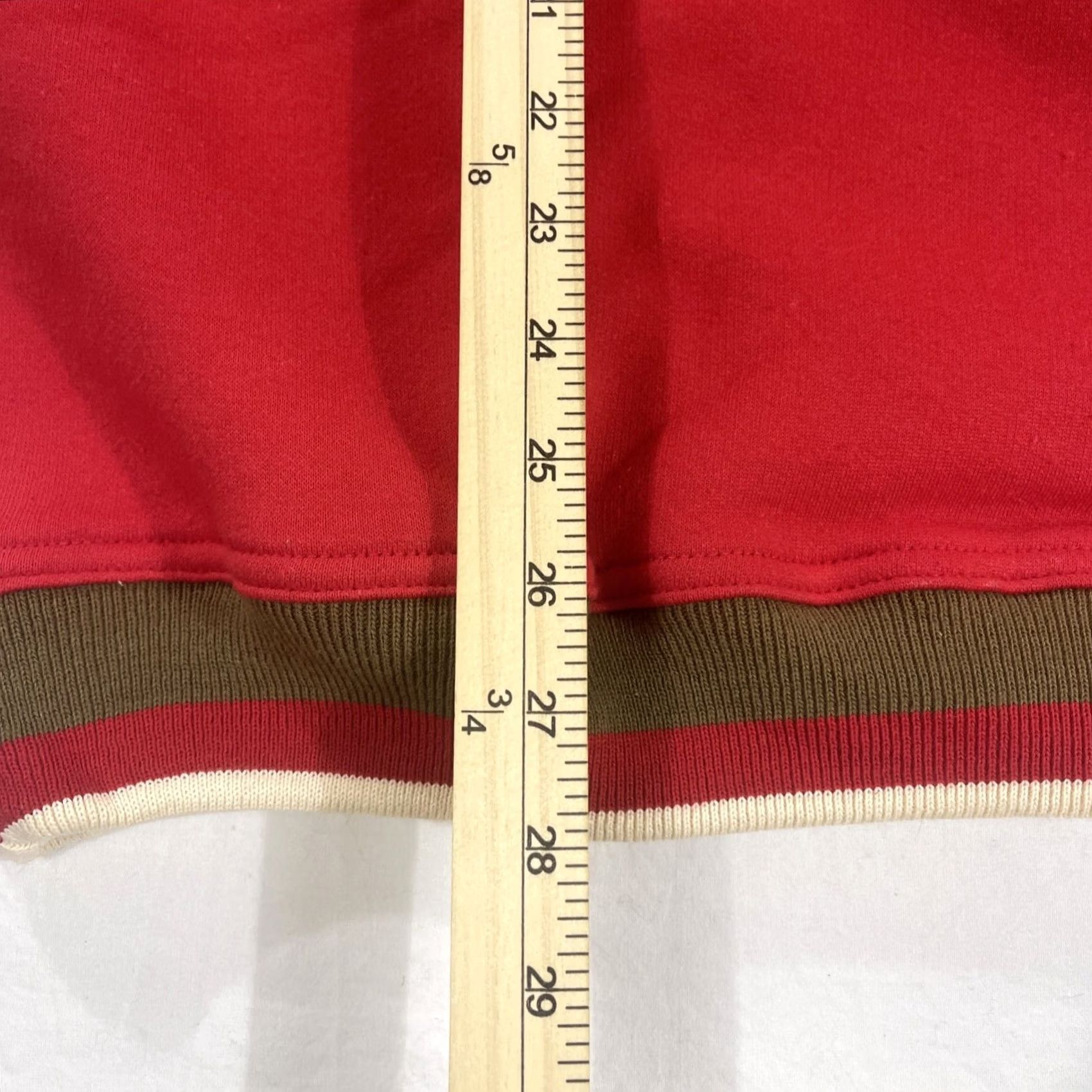 Vintage VINTAGE Galt Sand Sweatshirt 1/4 Zip Men's L Red Brown 2-Tone USA Union 80s 90s Shirt Size US L / EU 52-54 / 3 - 4 Thumbnail