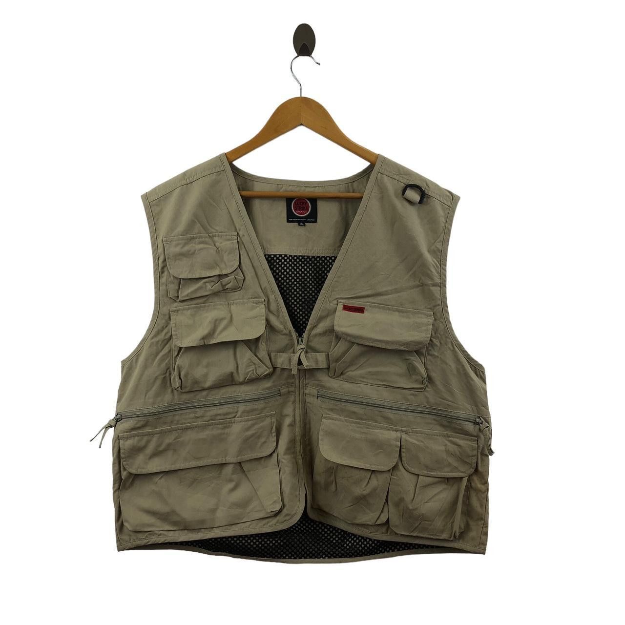 Vintage Vintage LUCKY STRIKE Multi Pocket Tactical Outdoor Vest Size US XXL / EU 58 / 5 - 1 Thumbnail