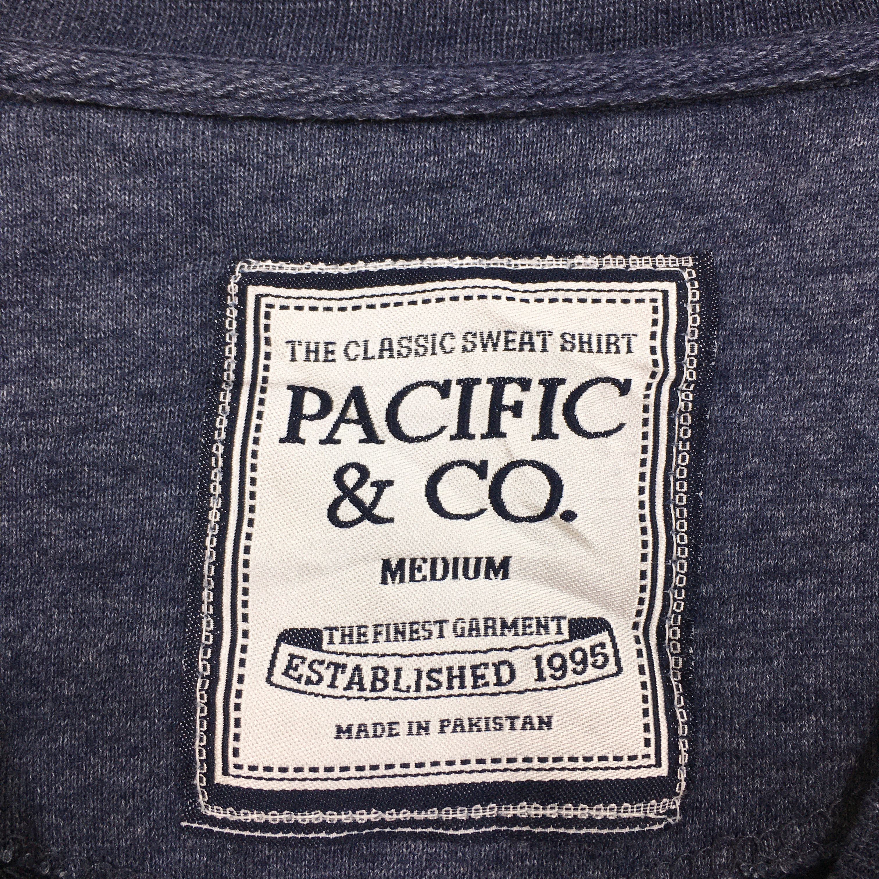 Pacific and Co. Vintage Y2K Myrtle Beach Blue Sweatshirts Medium Size US M / EU 48-50 / 2 - 5 Thumbnail