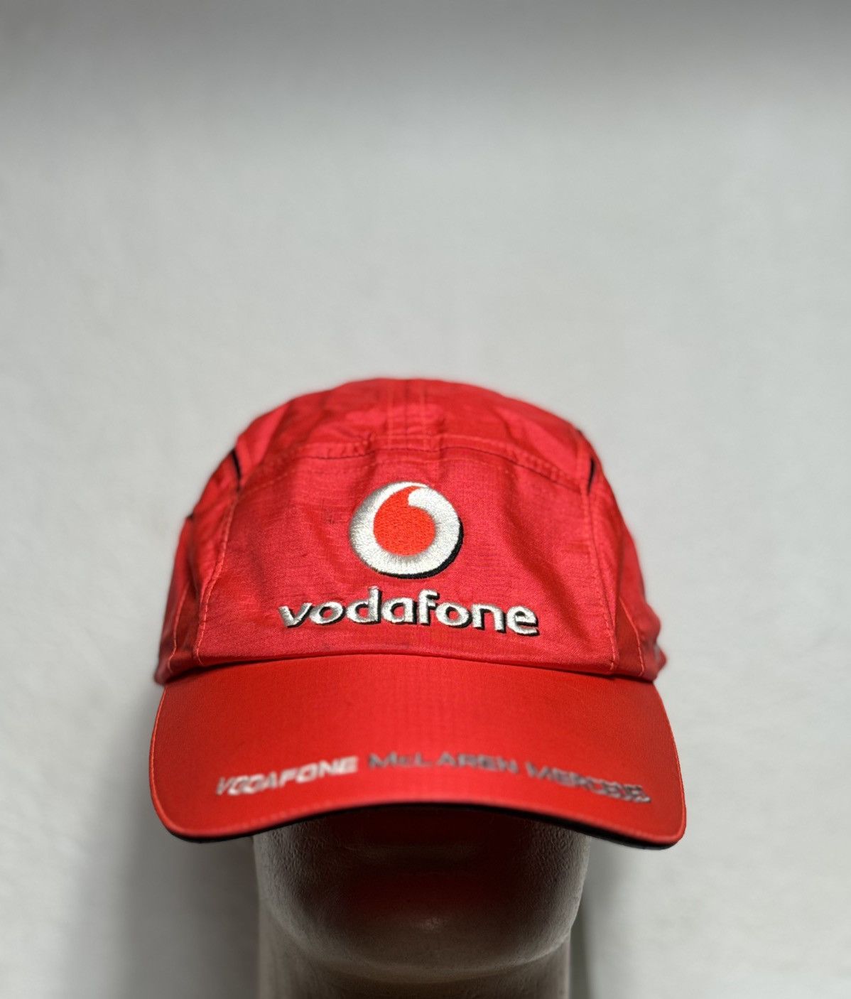 Malcolm McLaren Vodafone McLaren Mercedes Nylon Racing Cap Size ONE SIZE - 1 Thumbnail