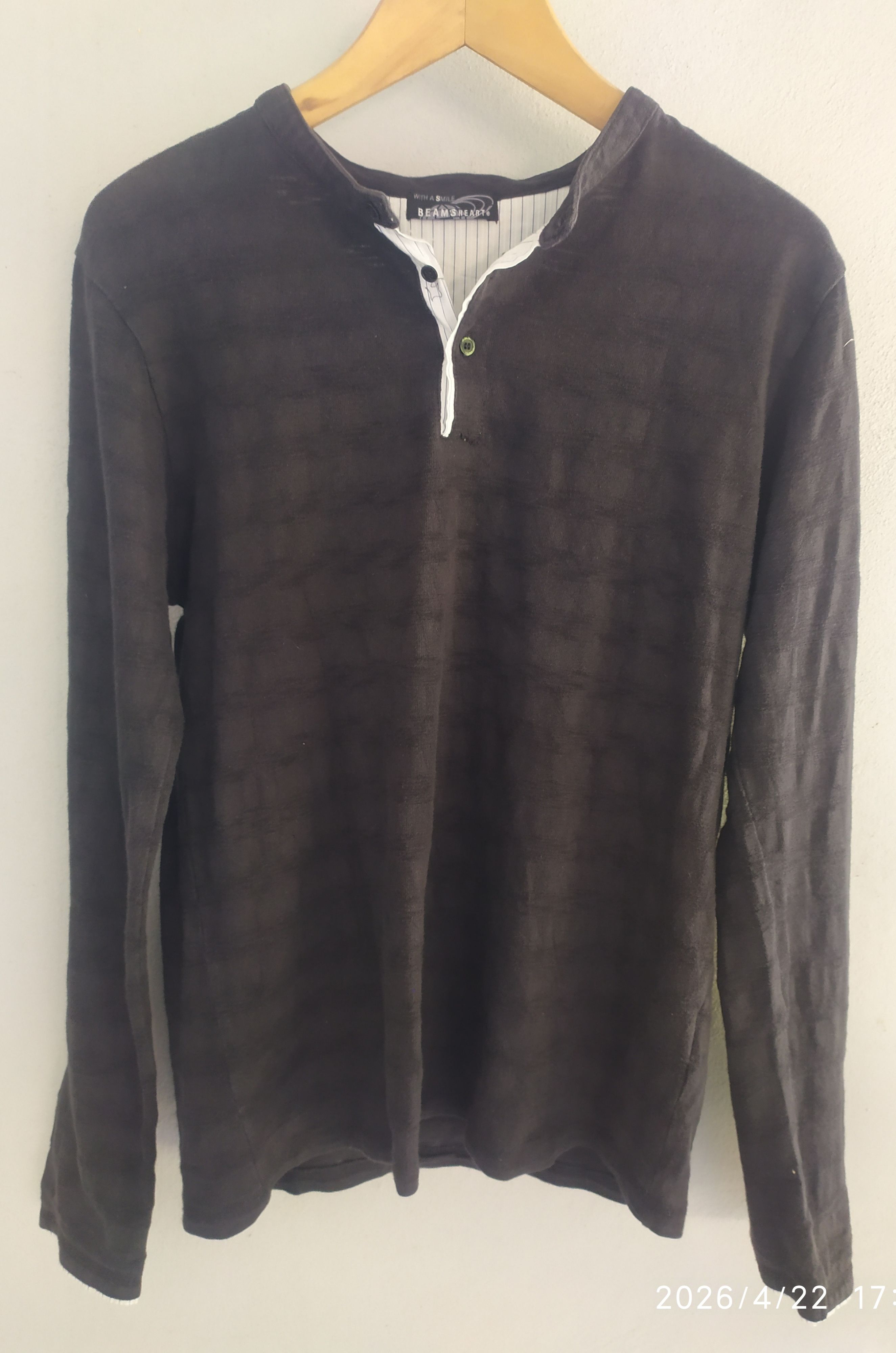 If Six Was Nine 2000s Japanese beams hearts double layer long slevee Size US S / EU 44-46 / 1 - 1 Thumbnail