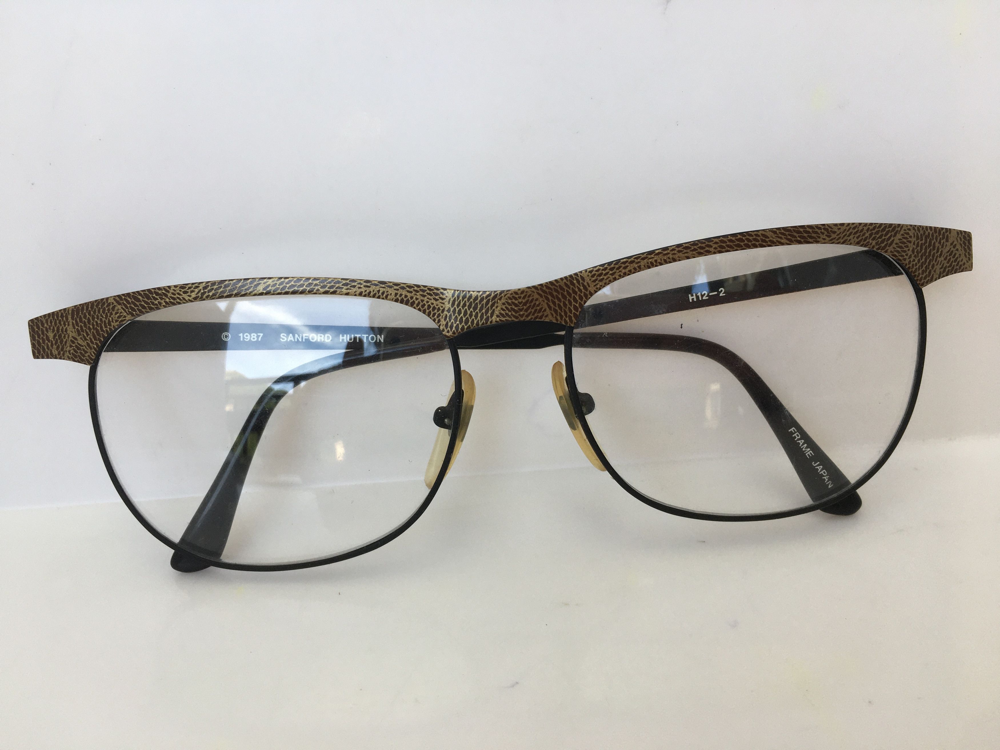Other Sanford Hutton Malcolm X Eyeglasses Frame Japan Size ONE SIZE - 7 Thumbnail