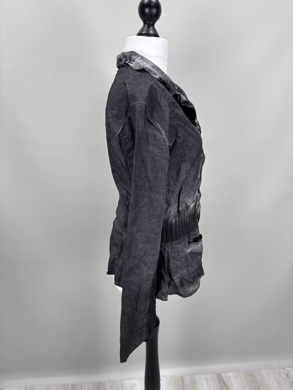 Rundholz Womens blazer jacket Barbara Speer Size 2 Color Gray Size S / US 4 / IT 40 - 4 Thumbnail