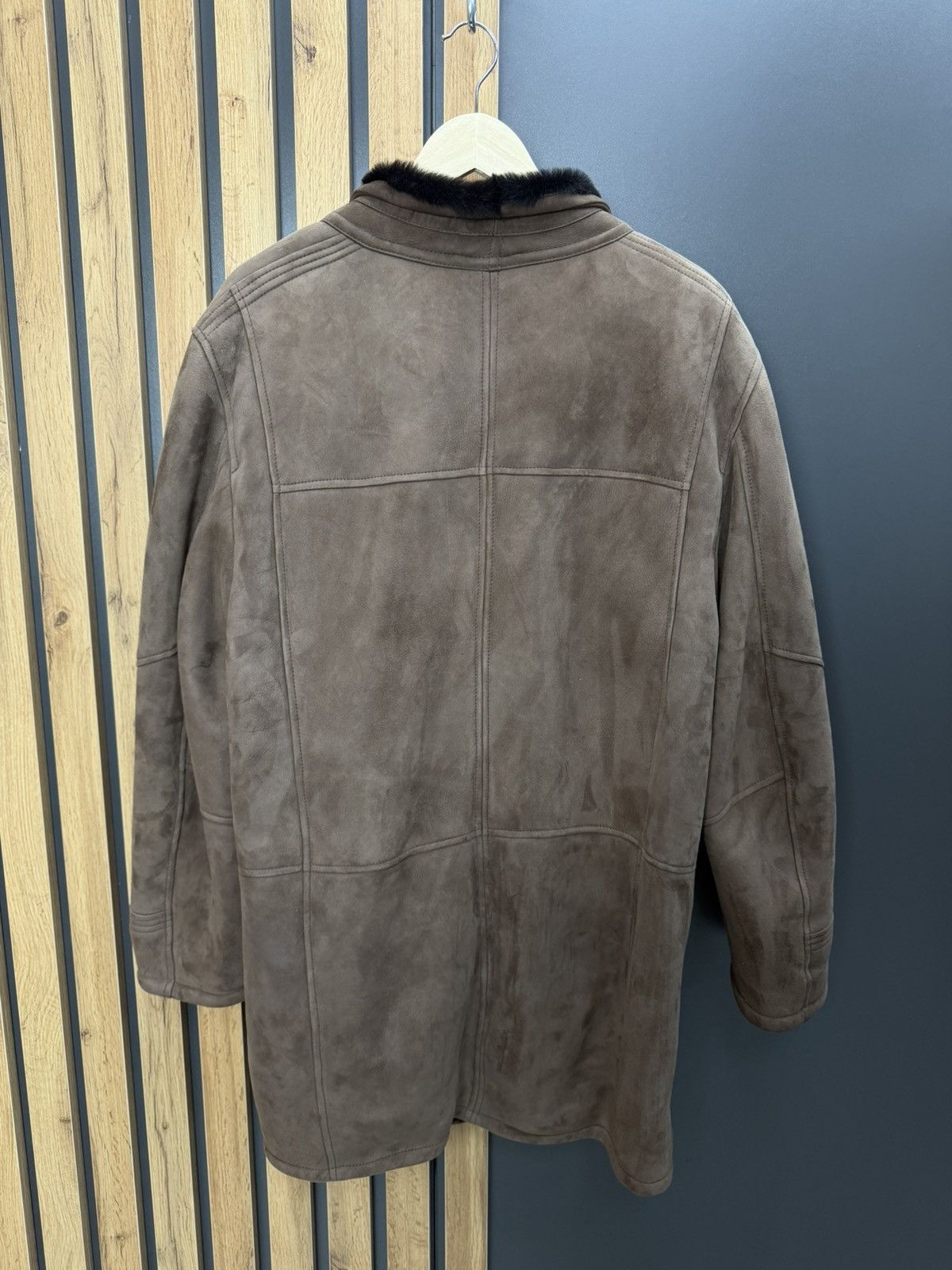 Other Men’s Shearling Sheepskin Coat Brown Size 54 Size US L / EU 52-54 / 3 - 11 Thumbnail