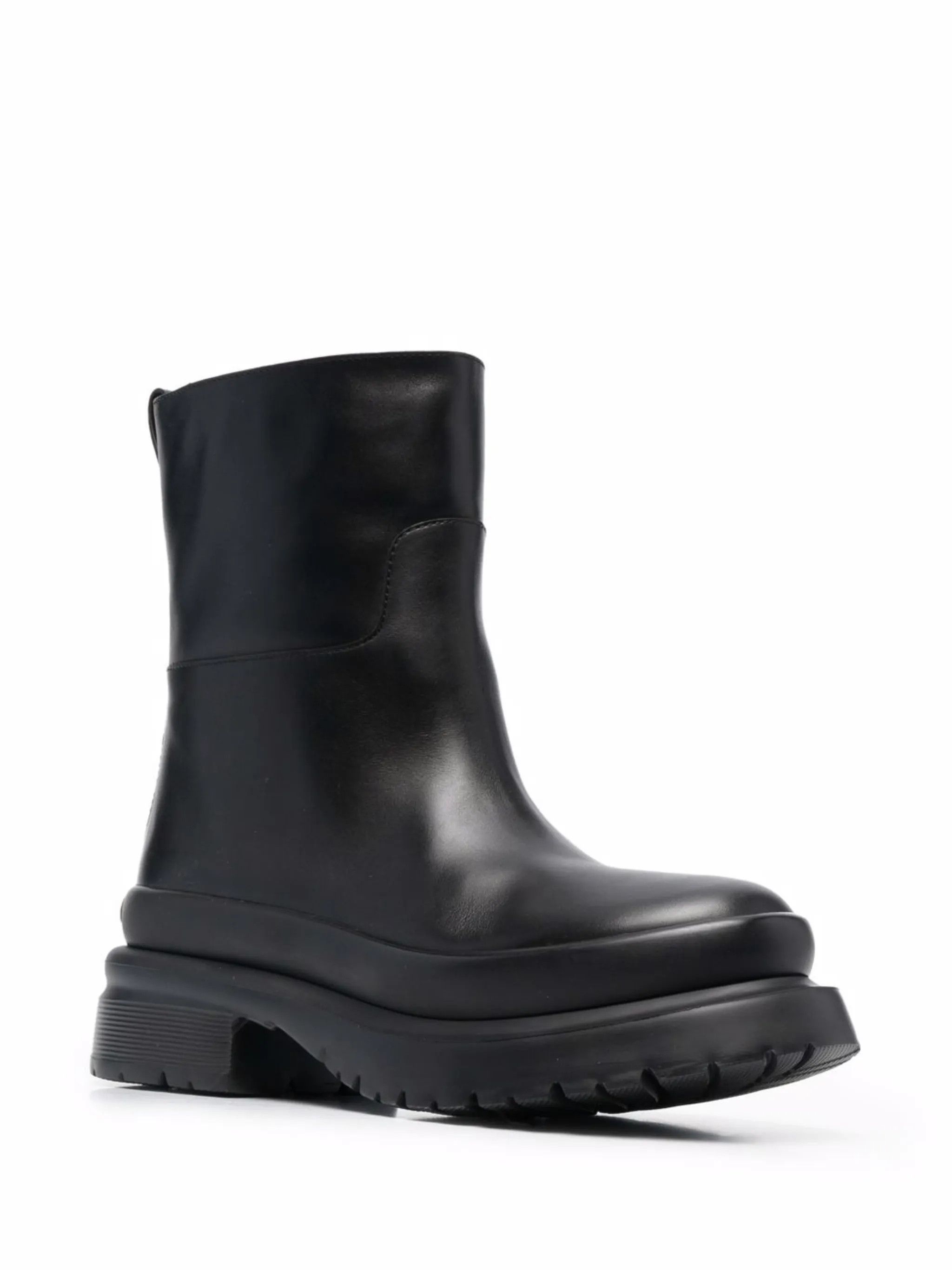 Valentino o1y0525 Logo Ankle Boots in Black Size US 6 / EU 39 - 2 Thumbnail