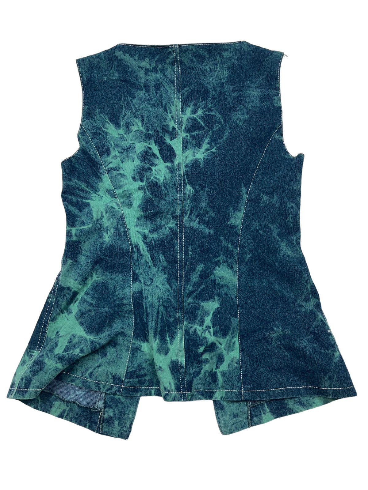 Japanese Brand Vintage Jean Paul Gaultier Style Denim Vest Size S / US 4 / IT 40 - 2 Thumbnail
