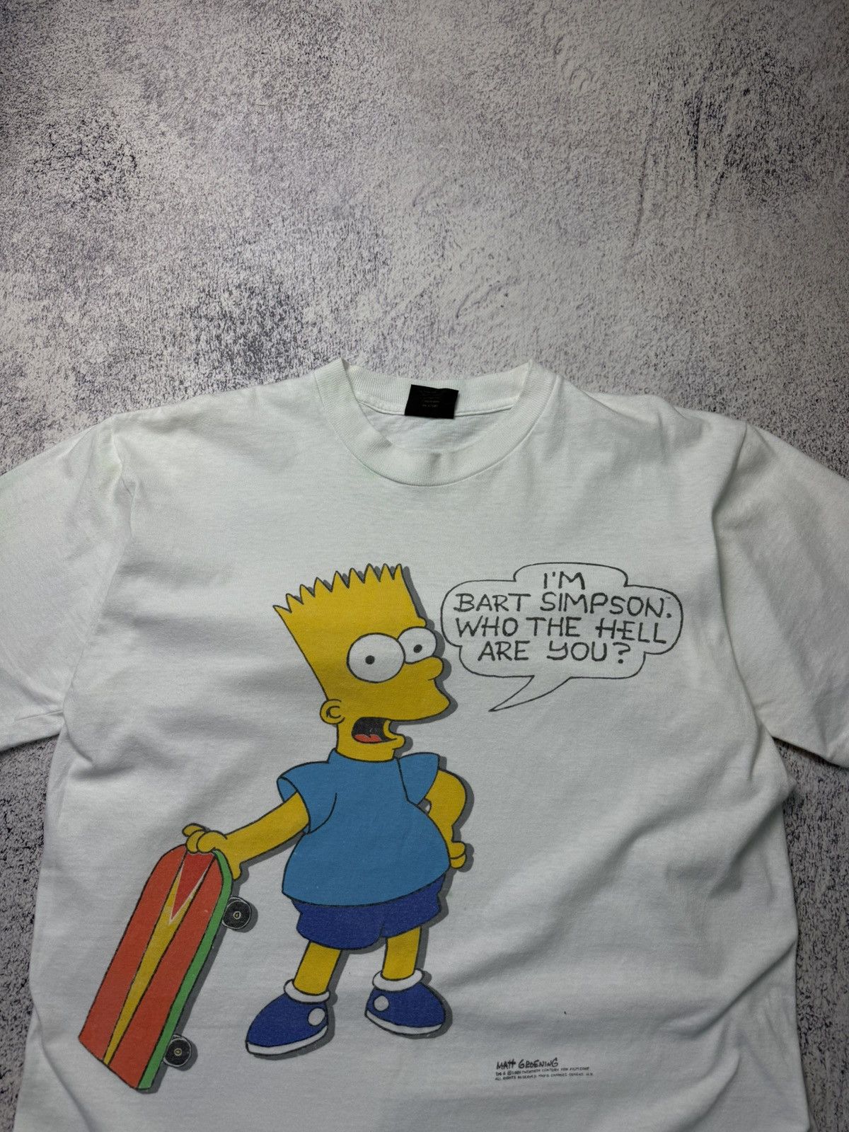 The Simpsons Vintage The Simpsons Matt Groening Bart 90s TShirt Adult USA Size US L / EU 52-54 / 3 - 5 Thumbnail