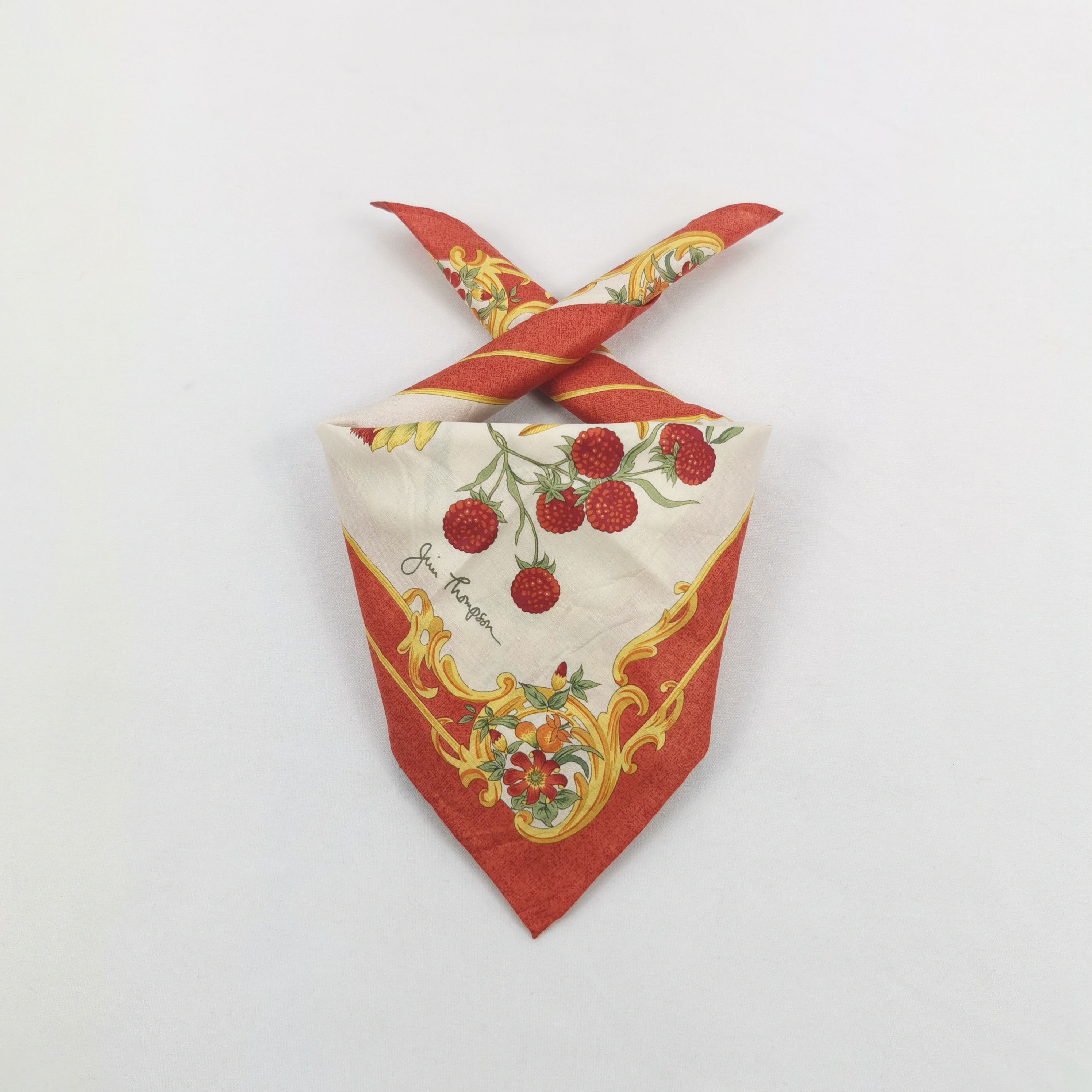 Jim Thompson Vintage Jim Thompson Handkerchief Neckerchief Art Bandana Size ONE SIZE - 4 Thumbnail