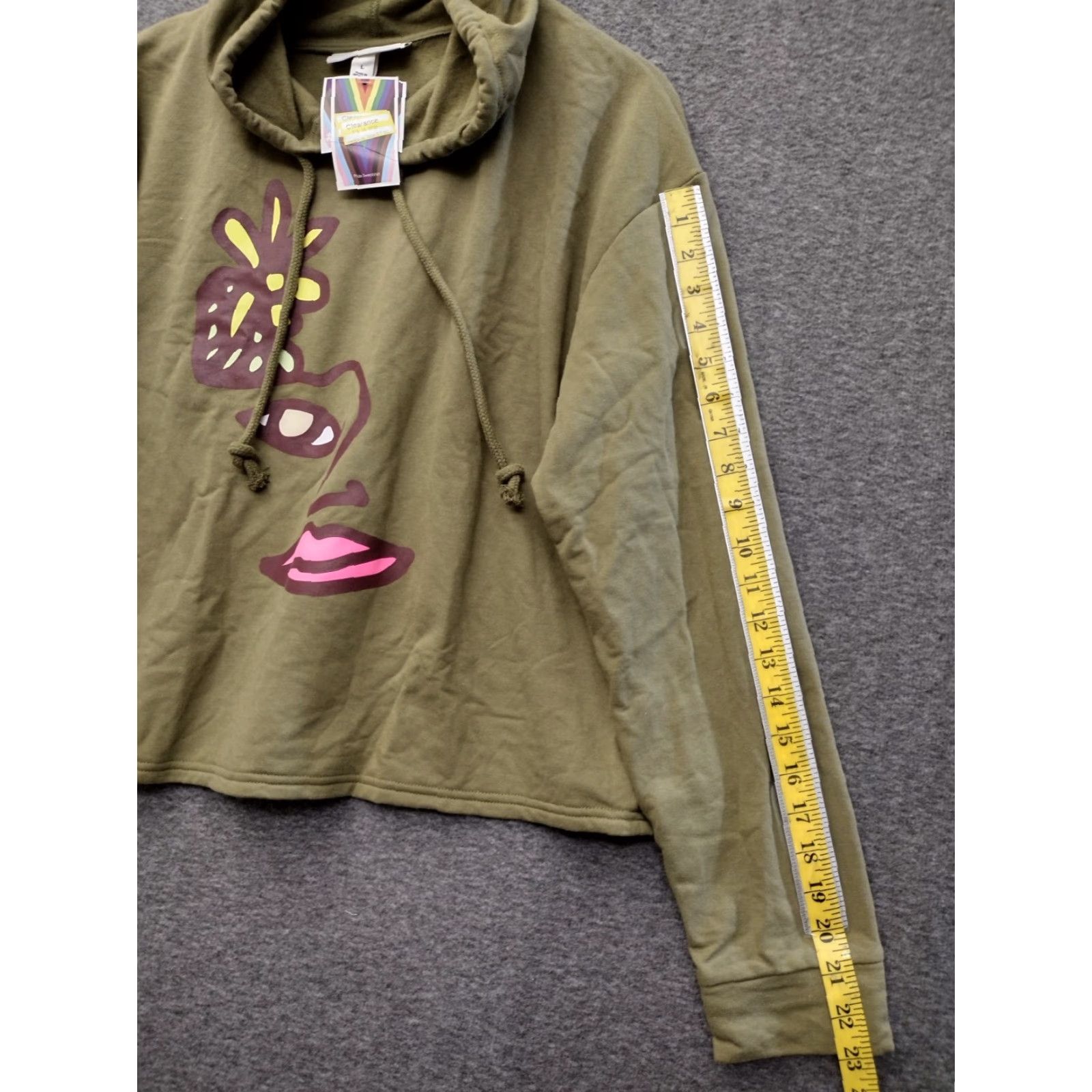 Olive Pride Hoodie Adult Large Olive Green Graphic Print #takepride unisex Cotton Blend Hooded All Seasons Fall Spring Summer Winter Boys Womens Mens Girls Size US L / EU 52-54 / 3 - 5 Thumbnail