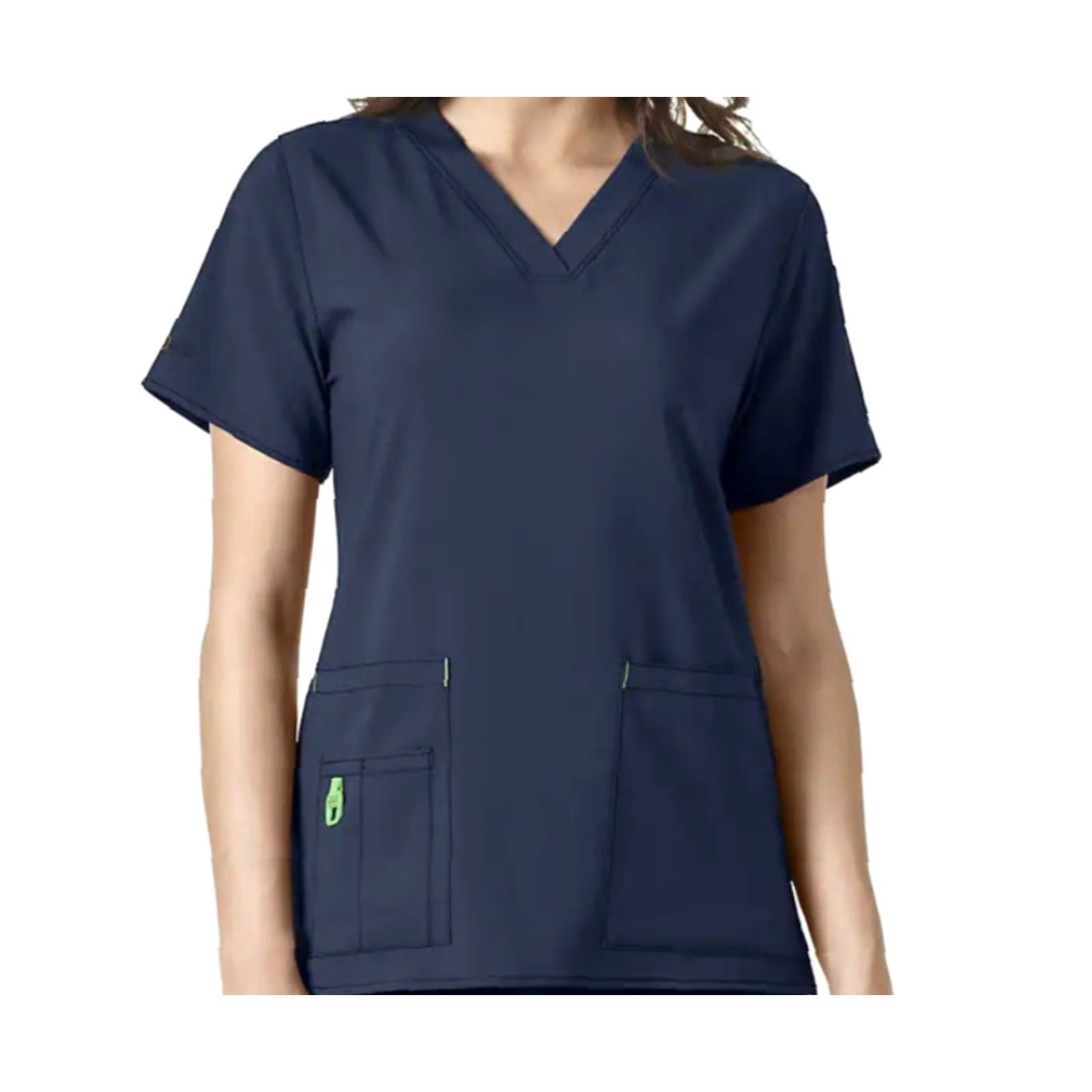 Carhartt VINTAGE? (no) Carhartt Scrub Top Shirt Women 3XL Short Sleeve Blue Force Cross Flex Nurse READ Size XXL / US 16-18 / IT 52-54 - 2 Thumbnail