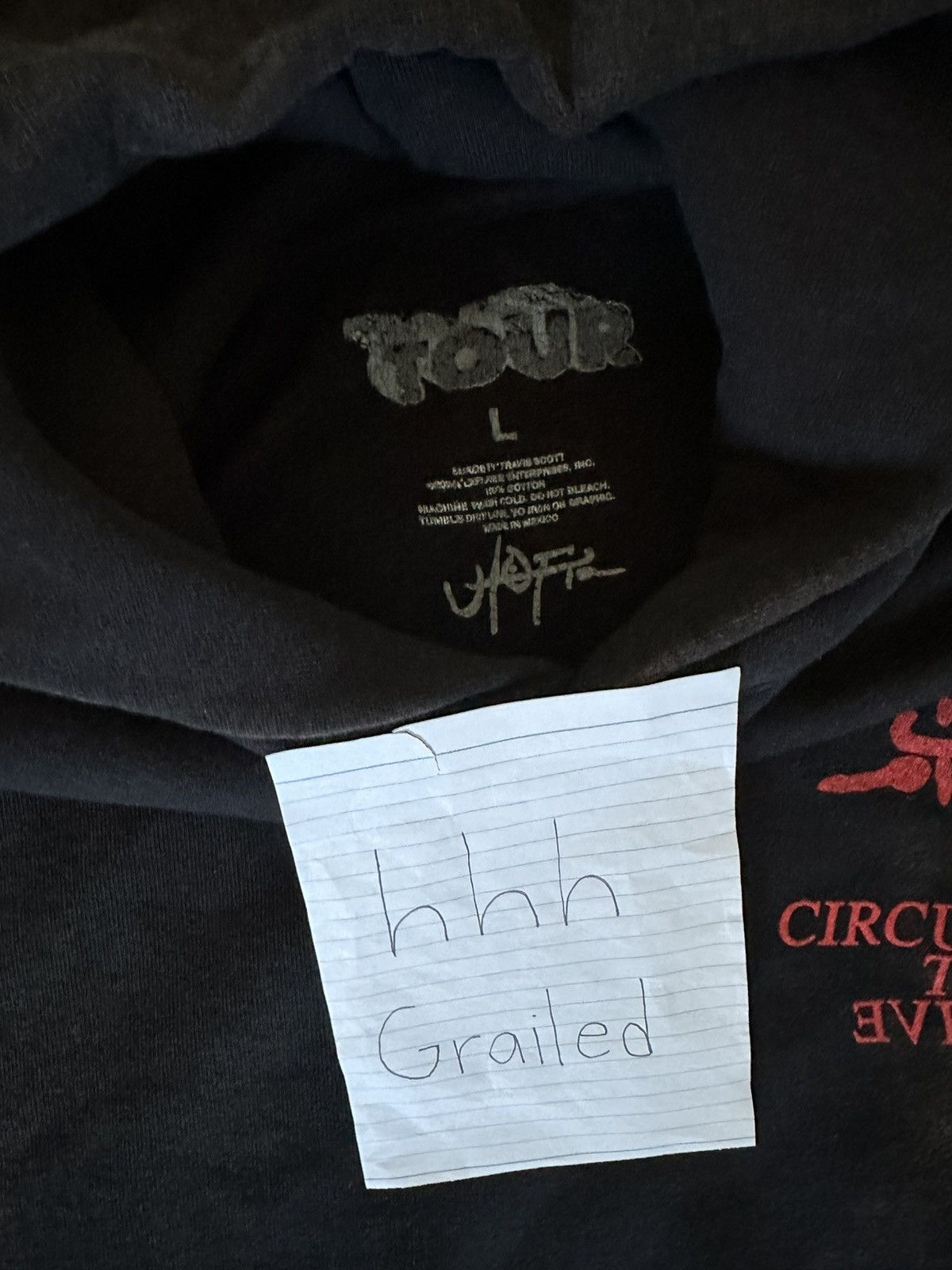 Travis Scott LONDON EXCLUSIVE UTOPIA TOUR HOODIE TRAVIS SCOTT Size US L / EU 52-54 / 3 - 4 Thumbnail