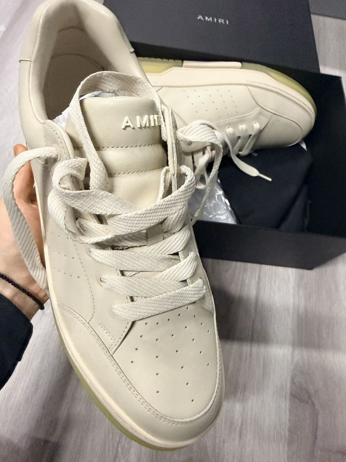 Amiri Amiri Stadium Low Top Sneaker Size US 14 / EU 47 - 3 Thumbnail