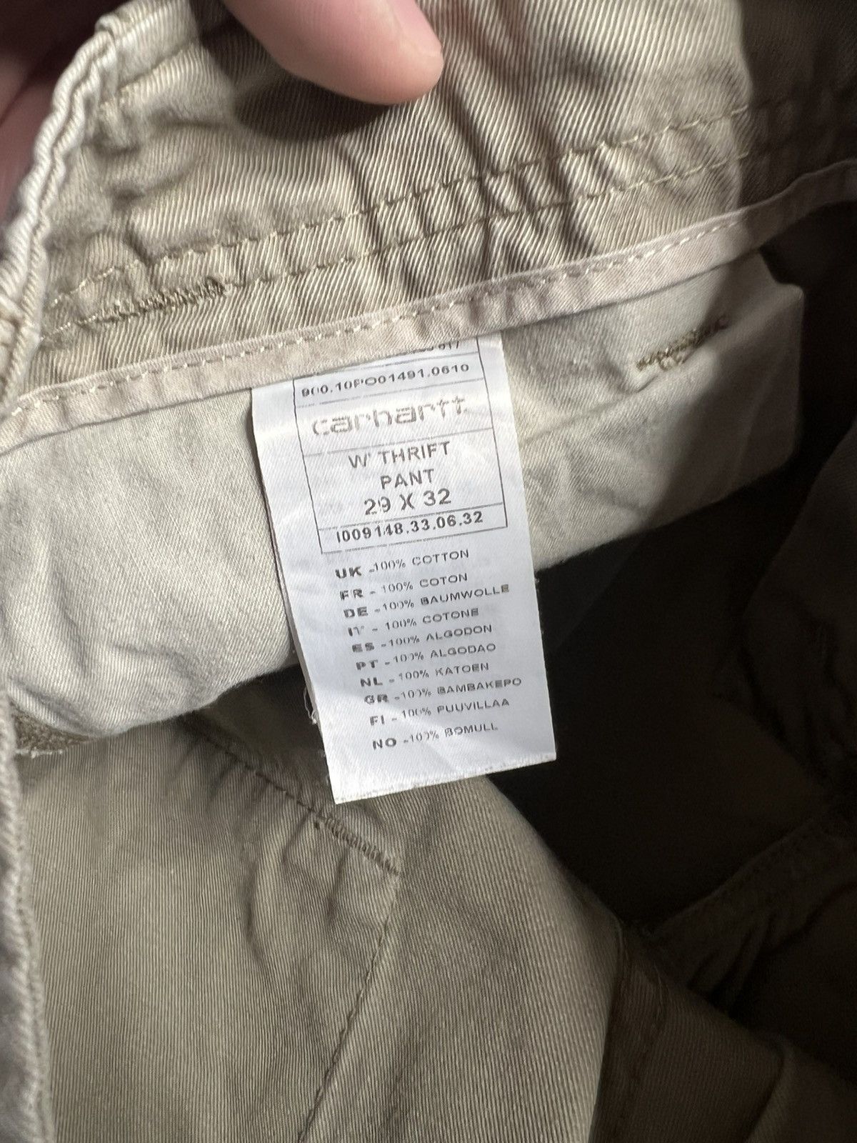 Carhartt Vintage Carhartt Thrift Cargo Pants Size 29" - 7 Thumbnail
