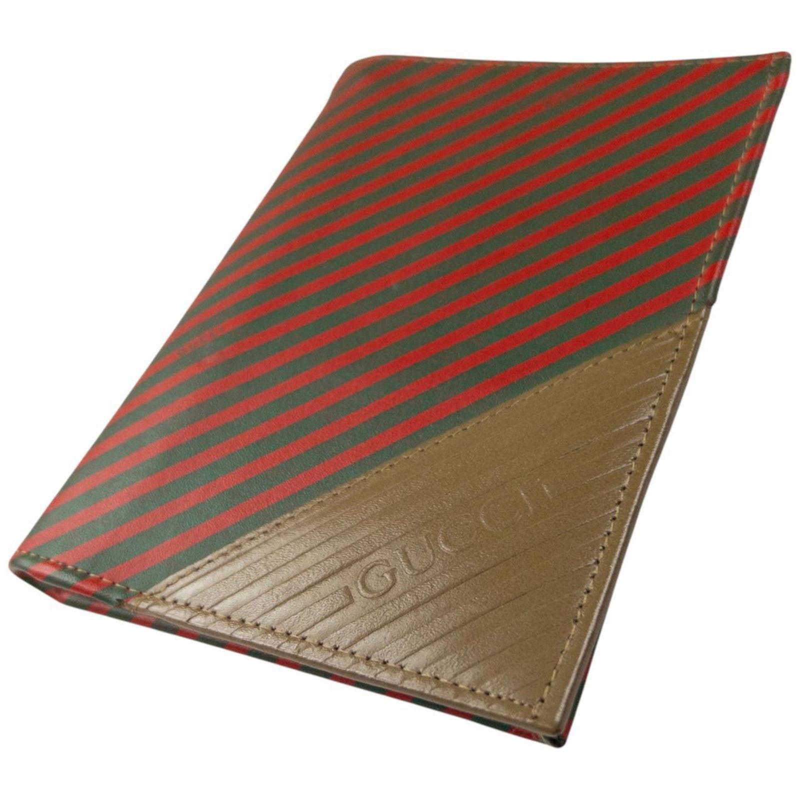 Gucci Vintage Gucci Striped Wallet Size ONE SIZE - 8 Thumbnail
